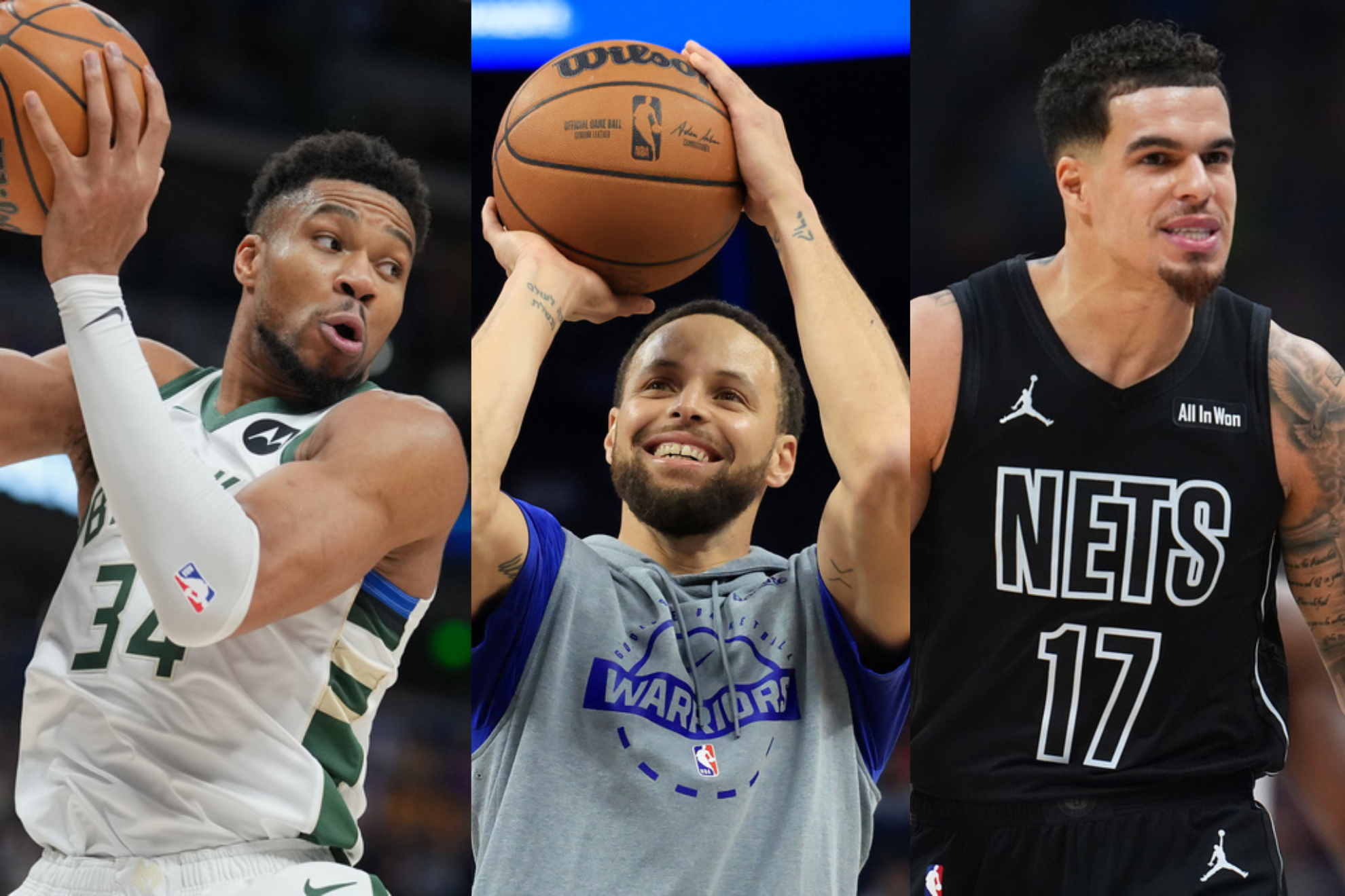 Giannis Antetokounmpo, stephen Curry and Michael Porter Jr., trade deadline