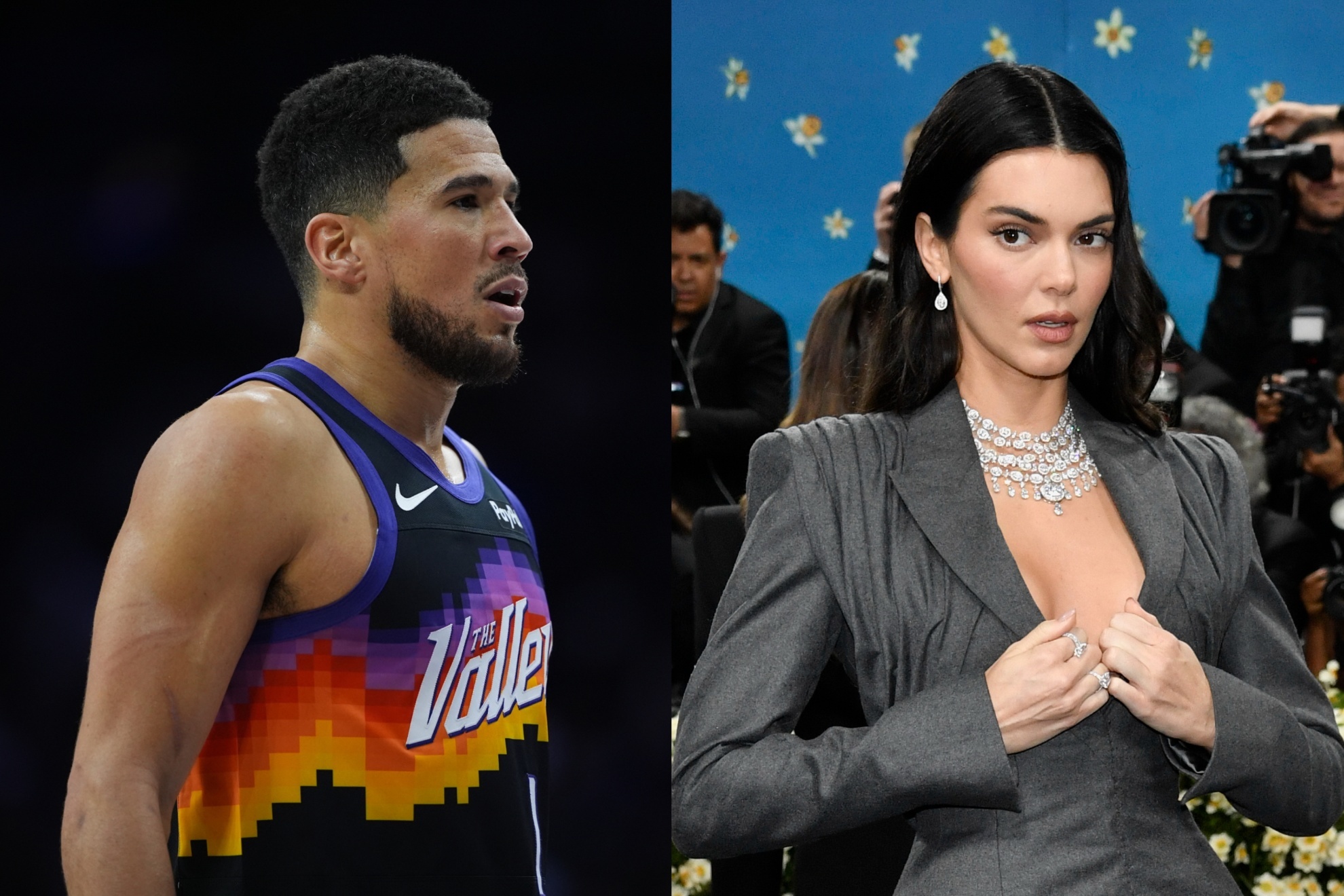 Devin Booker and Kendall Jenner flirted around her Super Bowl commercial.