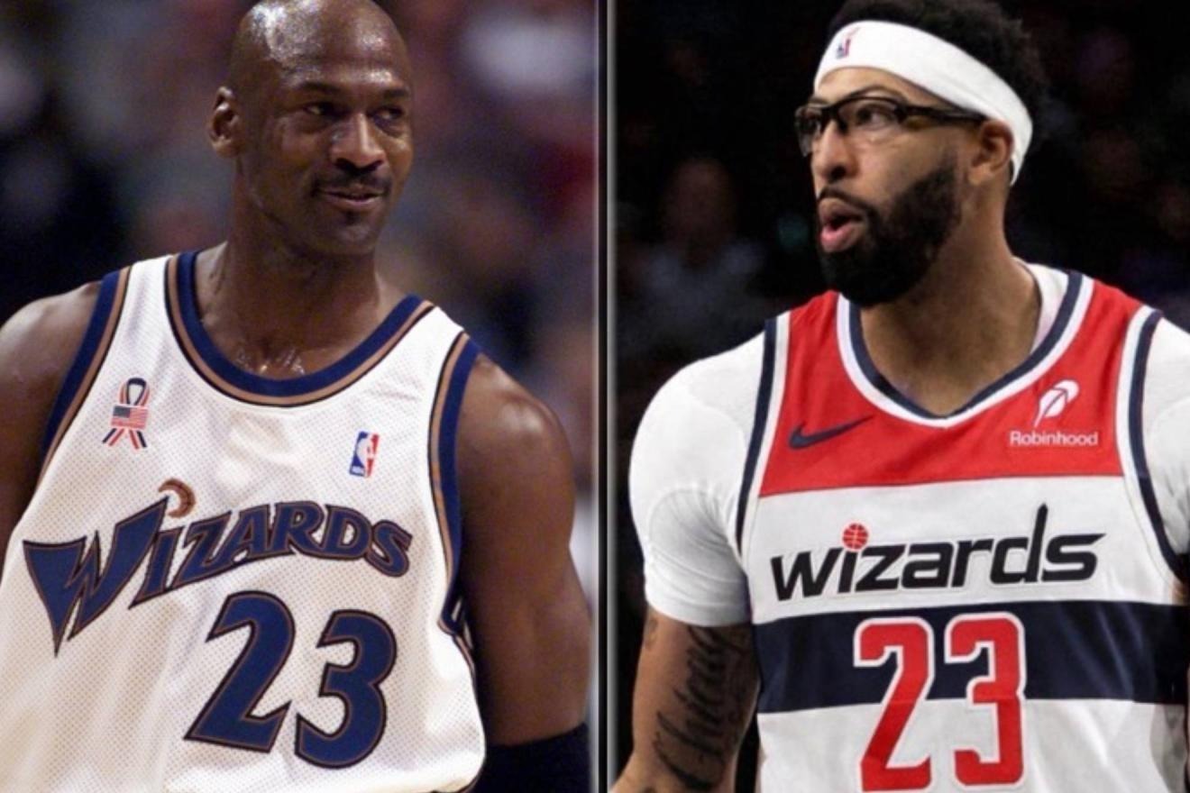 Anthony Davis intends to play with the number 23 that Michael Jordan wore for the Wizards.