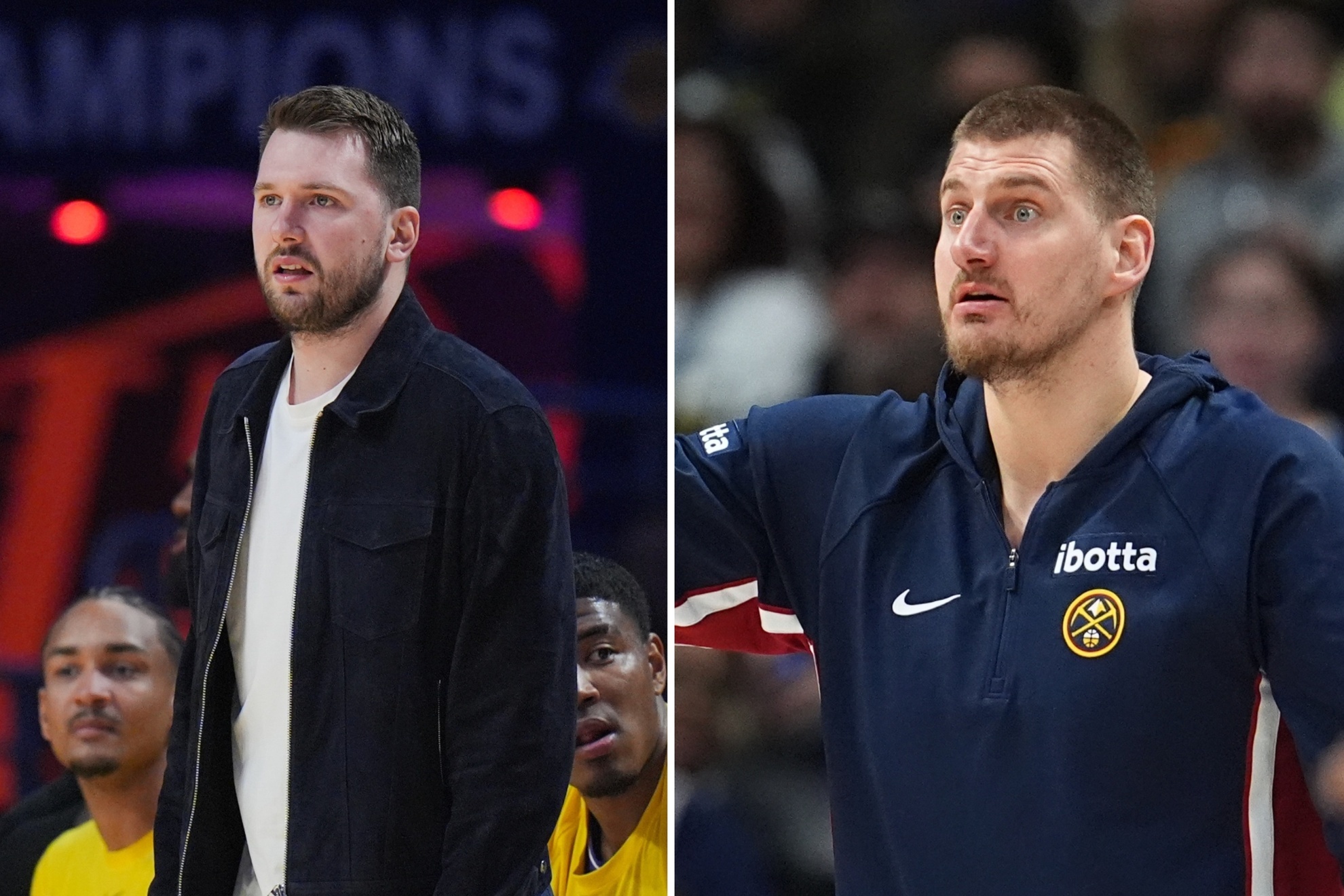 Luka Doncic and Nikola Jokic