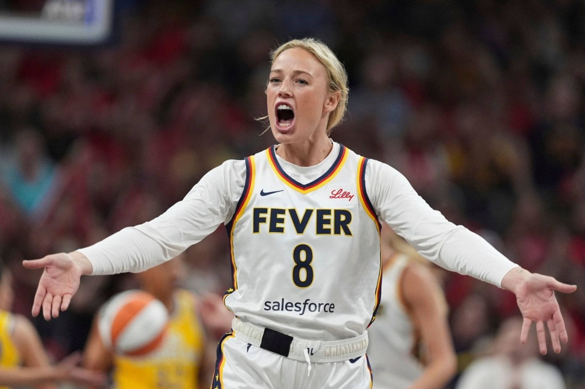 Indiana Fever star Sophie Cunningham questioned why curling is a Winter Olympic sport