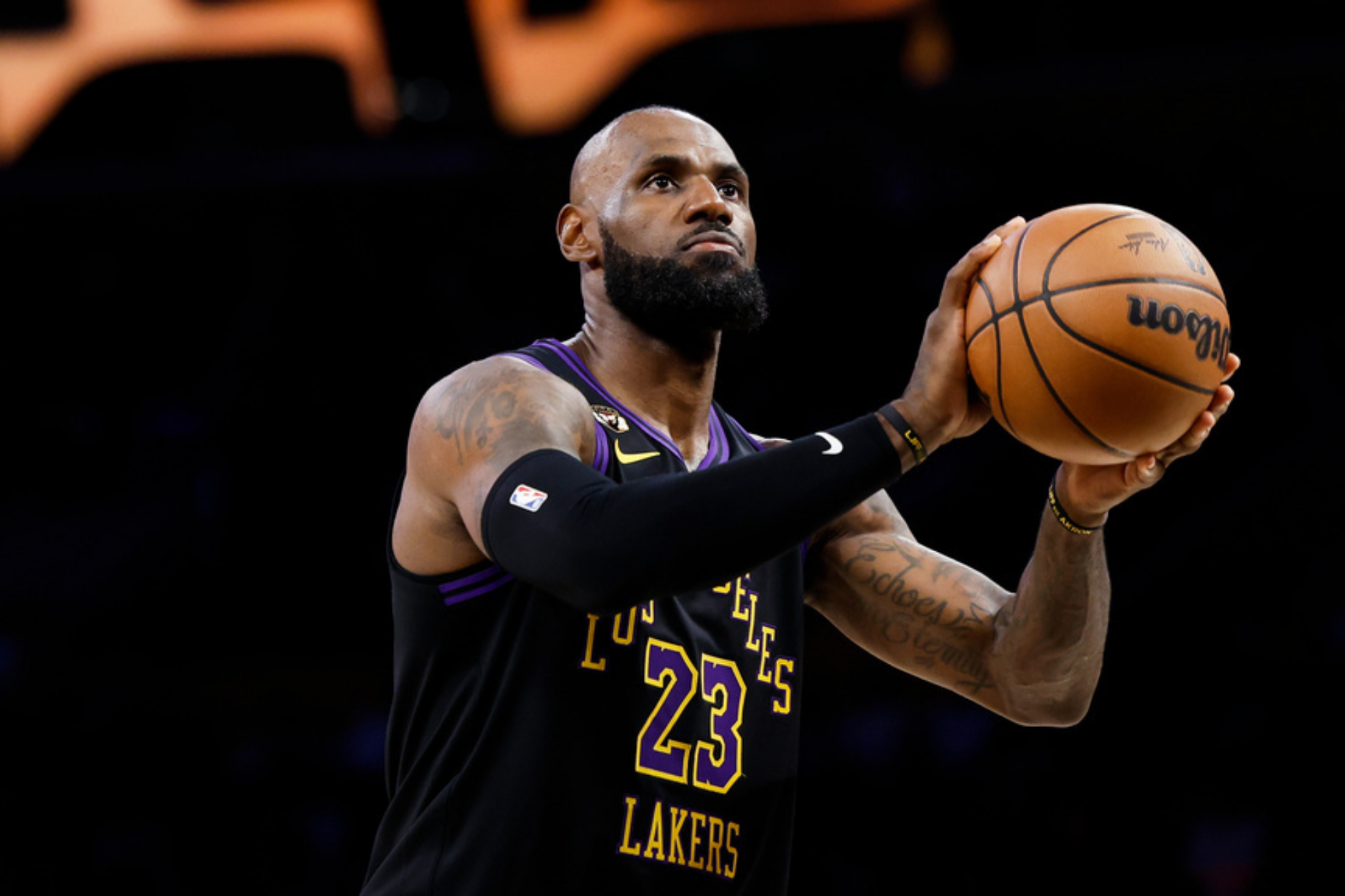 Los Angeles Lakers forward LeBron James