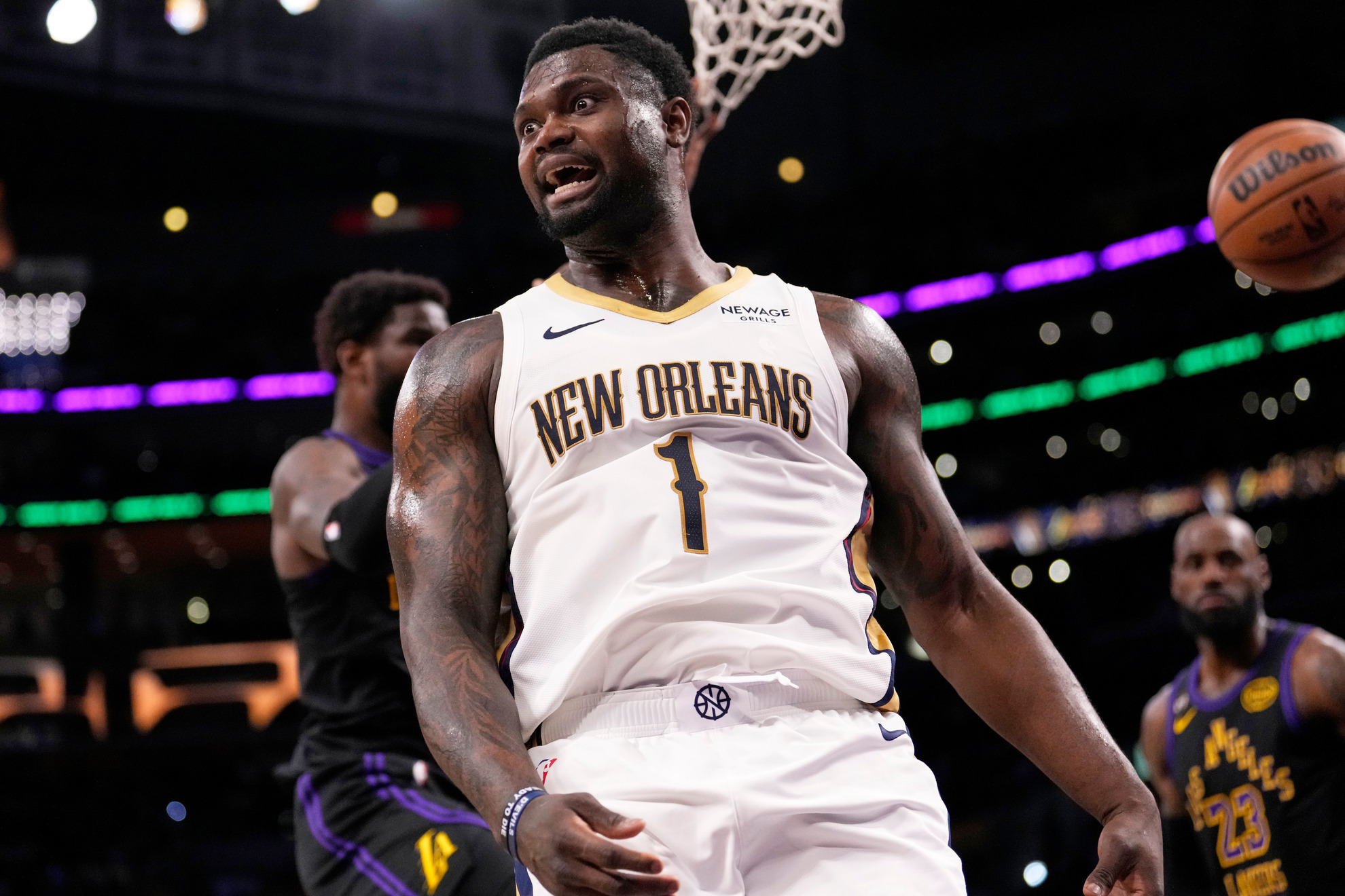New Orleans Pelicans forward Zion Williamson