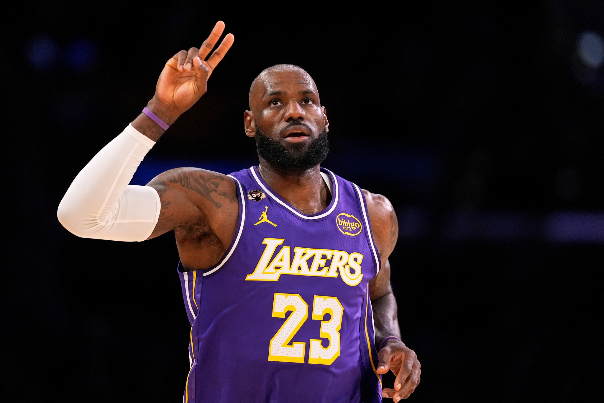 LeBron James was ruled out with an arthritis injury