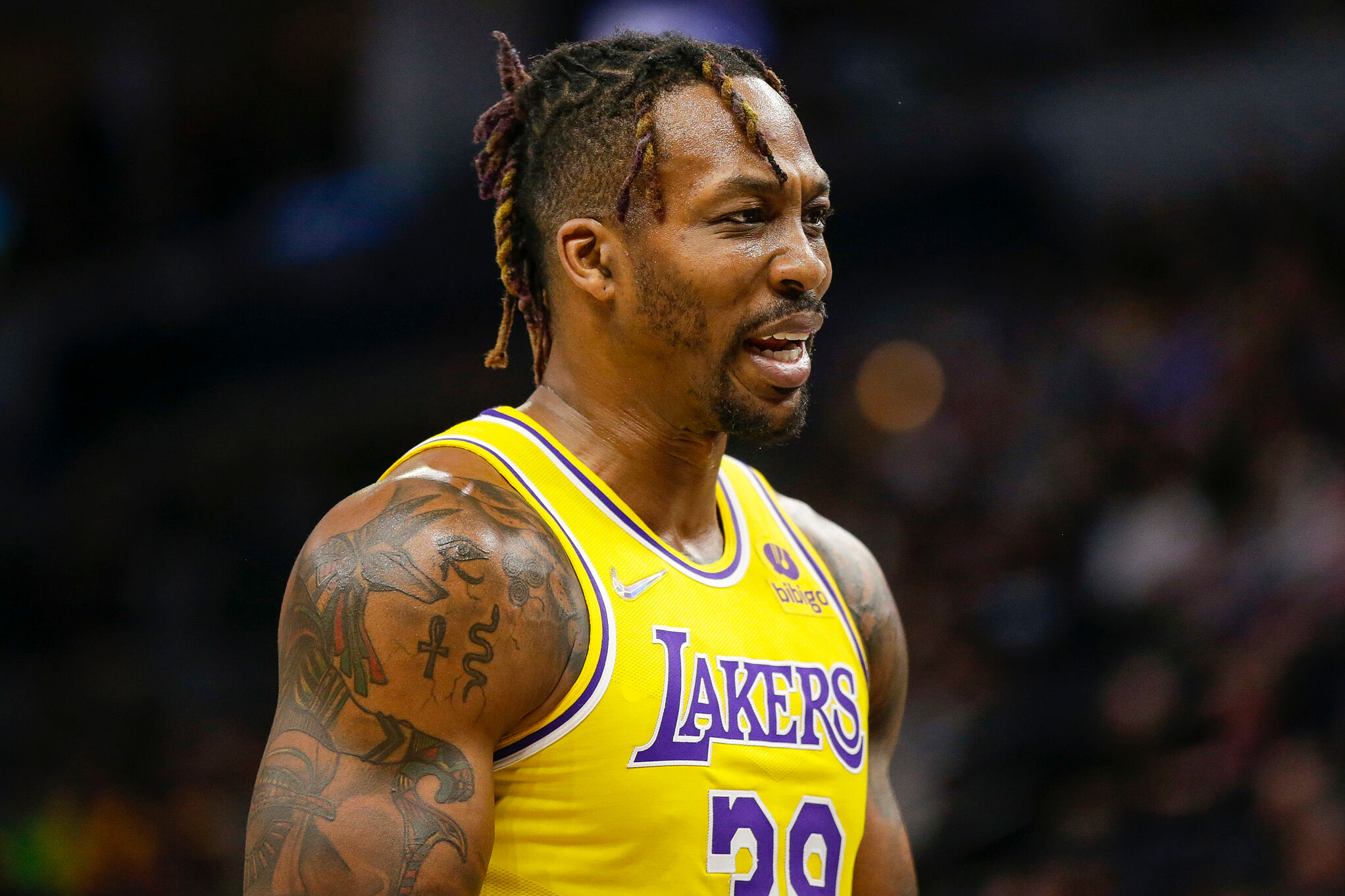 Dwight Howard with the Lakers