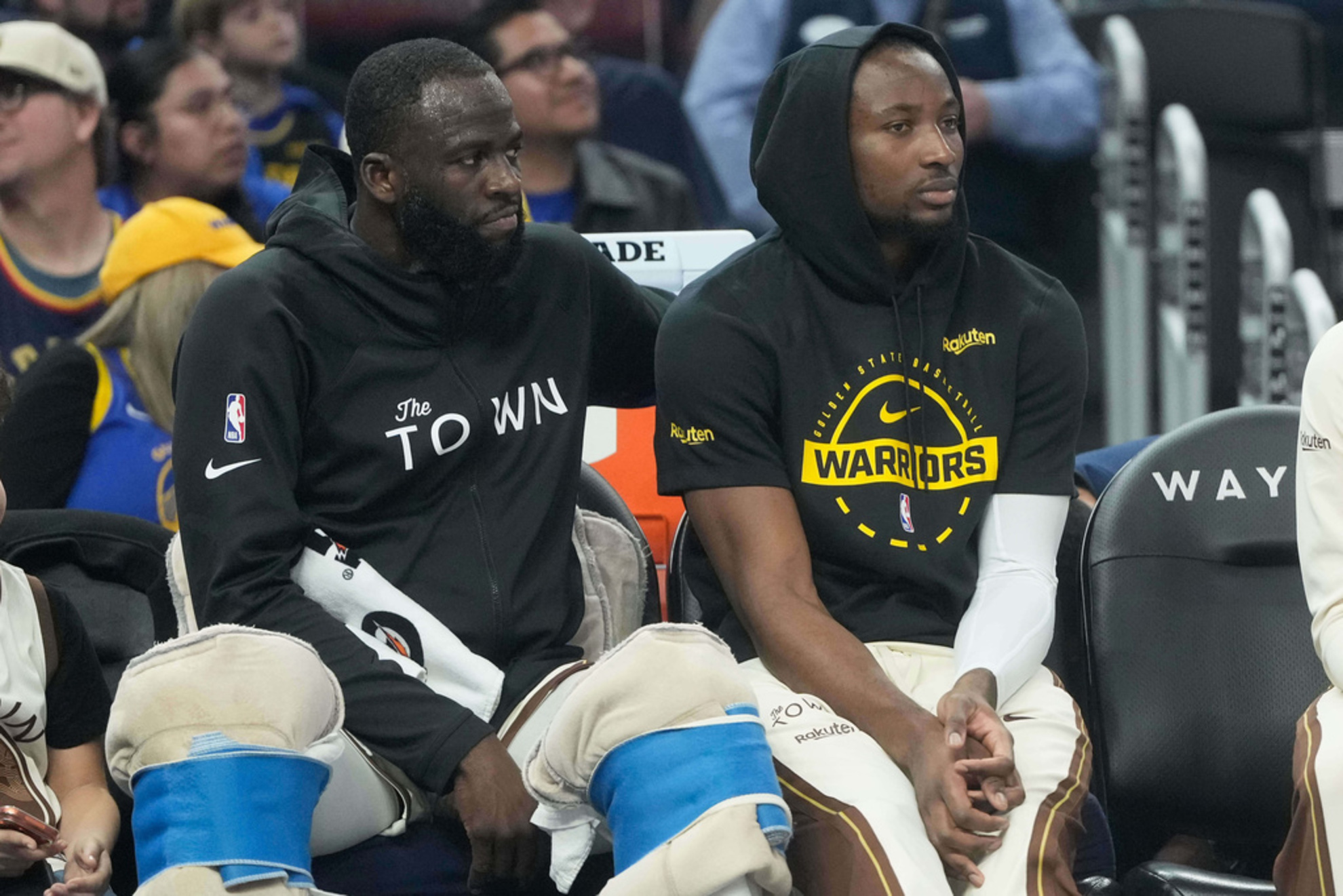 Draymond Green and Jonathan Kuminga