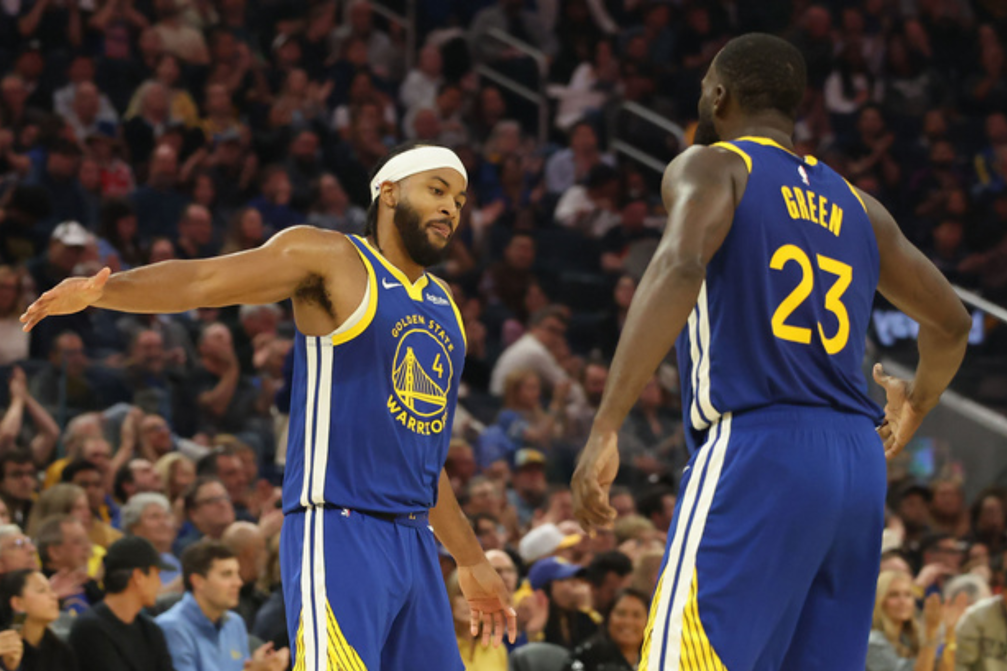 Draymond Green's touching gesture after Moses Moody's scary injury wins over fans
