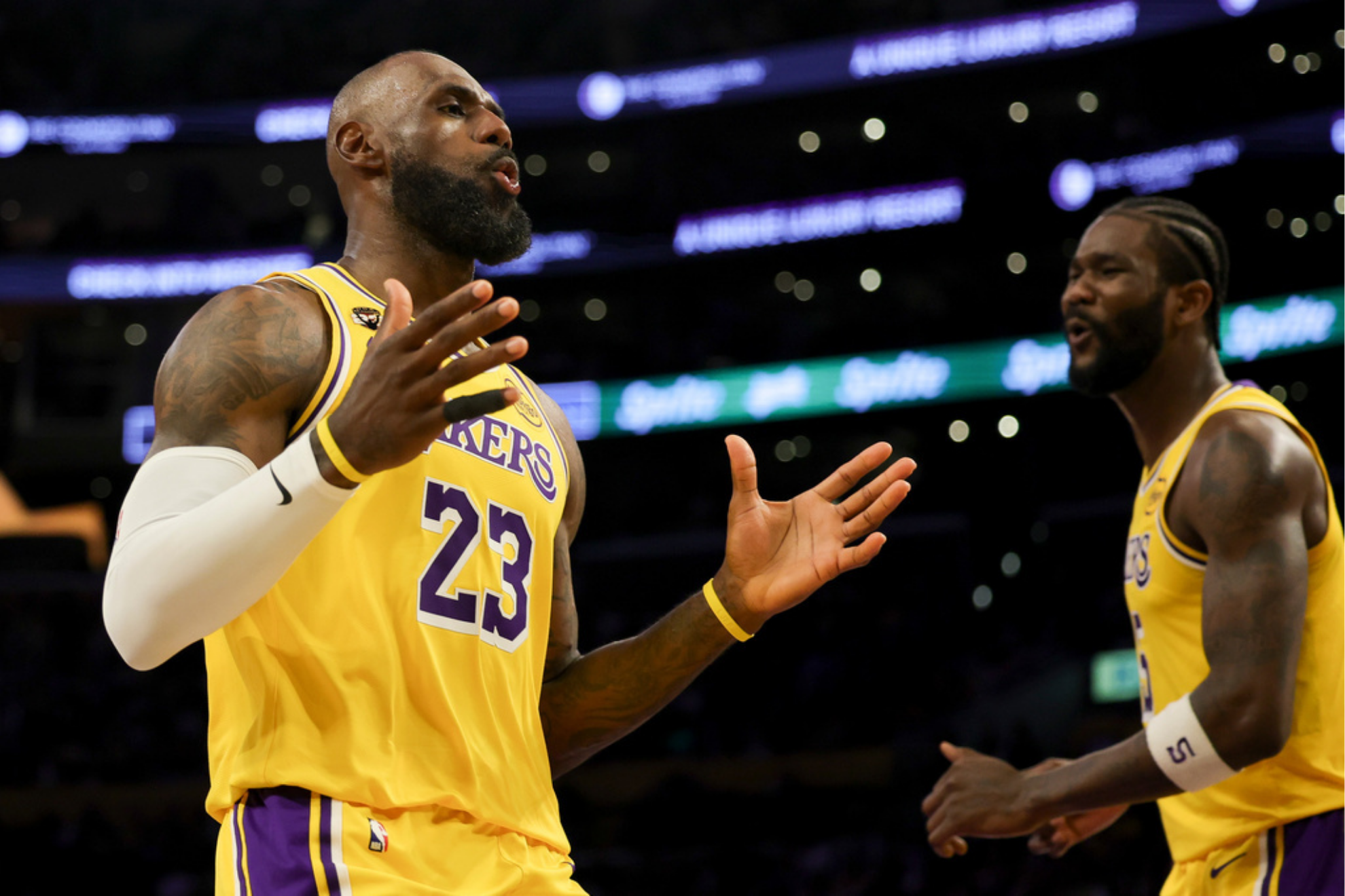 Los Angeles Lakers forward LeBron James