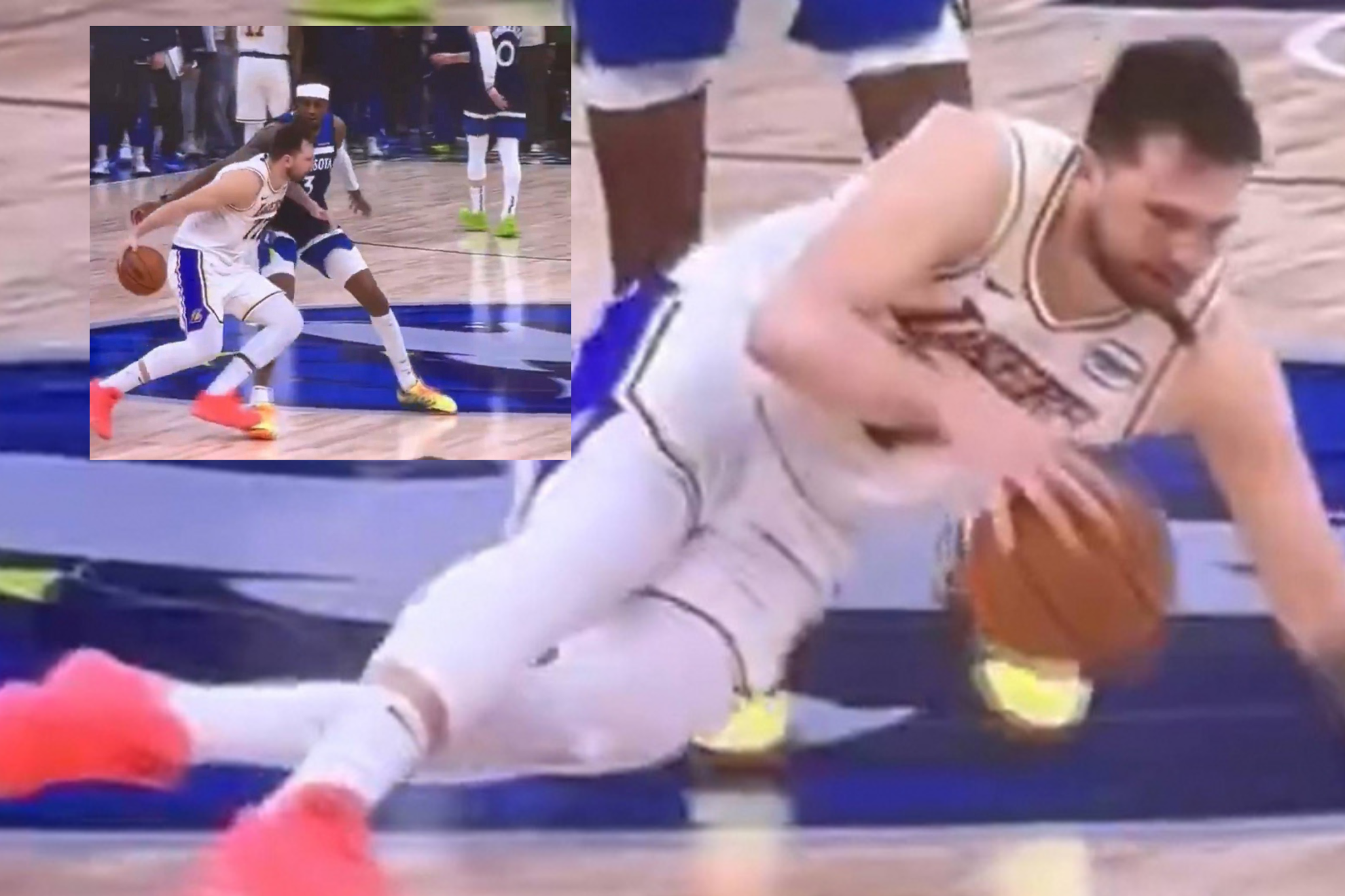 The illegal play against Doncic that could have condemned the Lakers ...