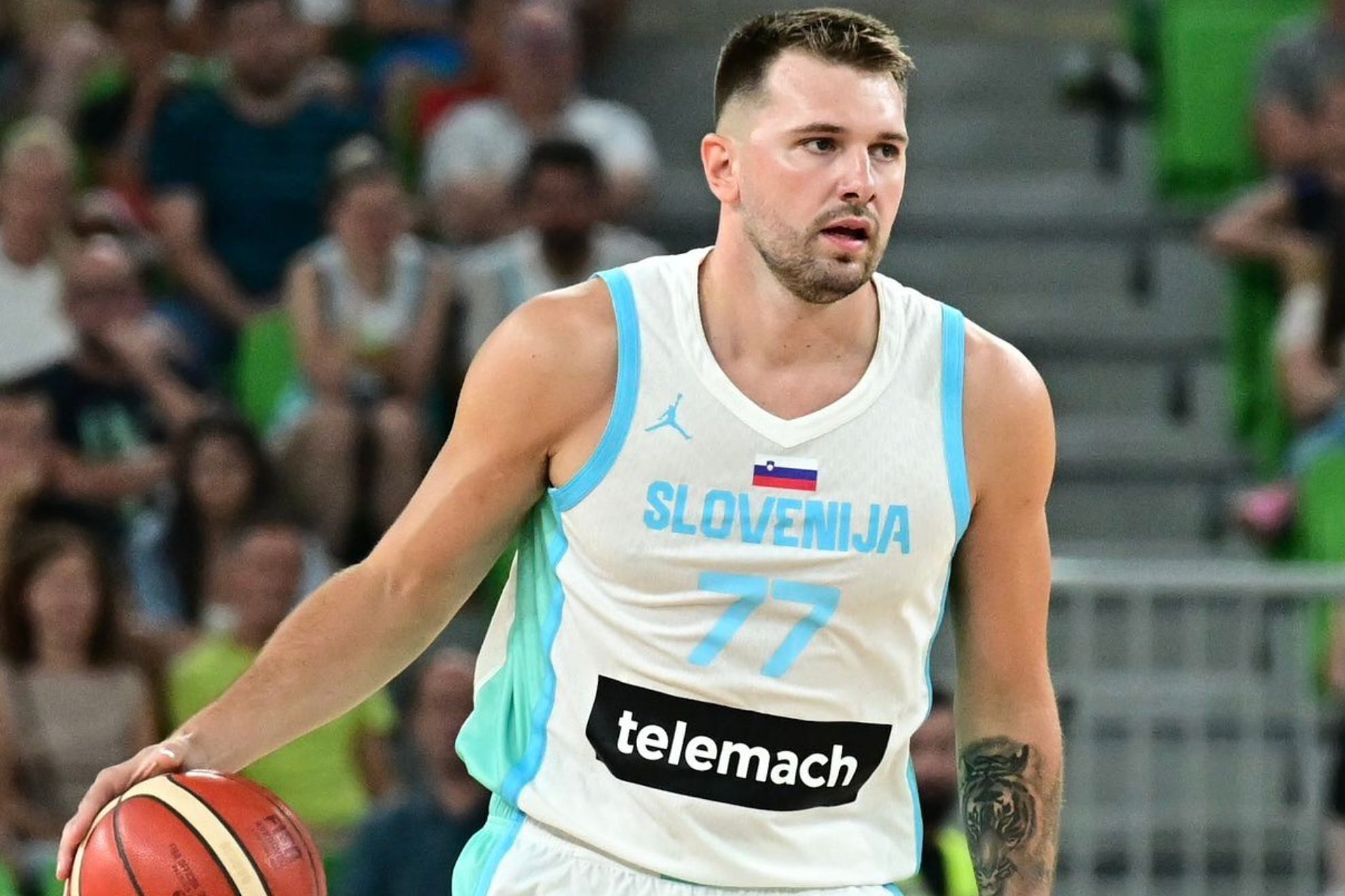 Luka Doncic takes a slap from teammate in Slovenia's EuroBasket prep ...