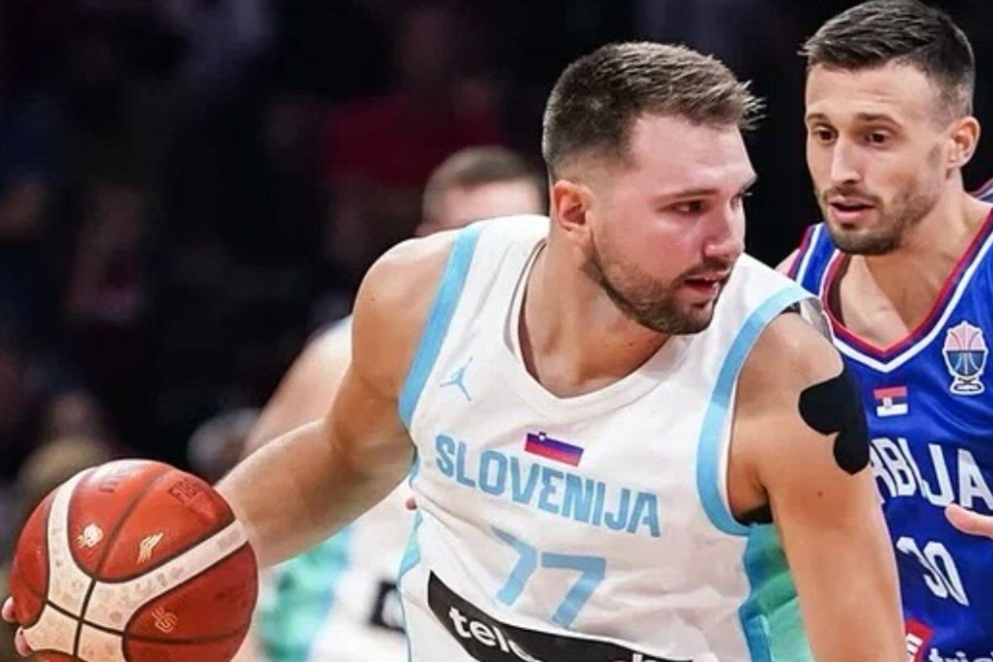 Luka Doncic gets upset at teammate during a Slovenia game in EuroBasket ...