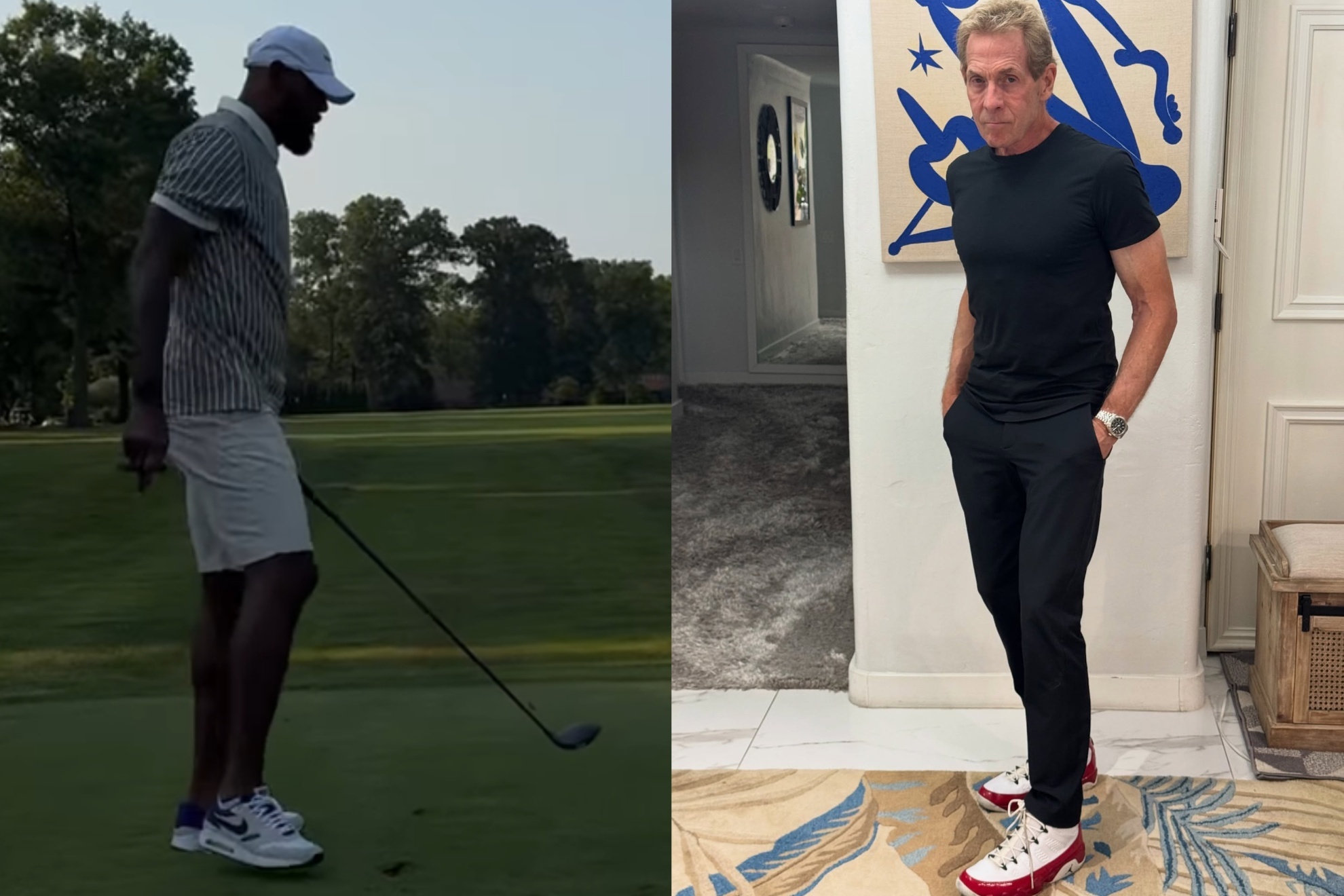 Skip Bayless lashed out at LeBron James for his "obsession" with golf.