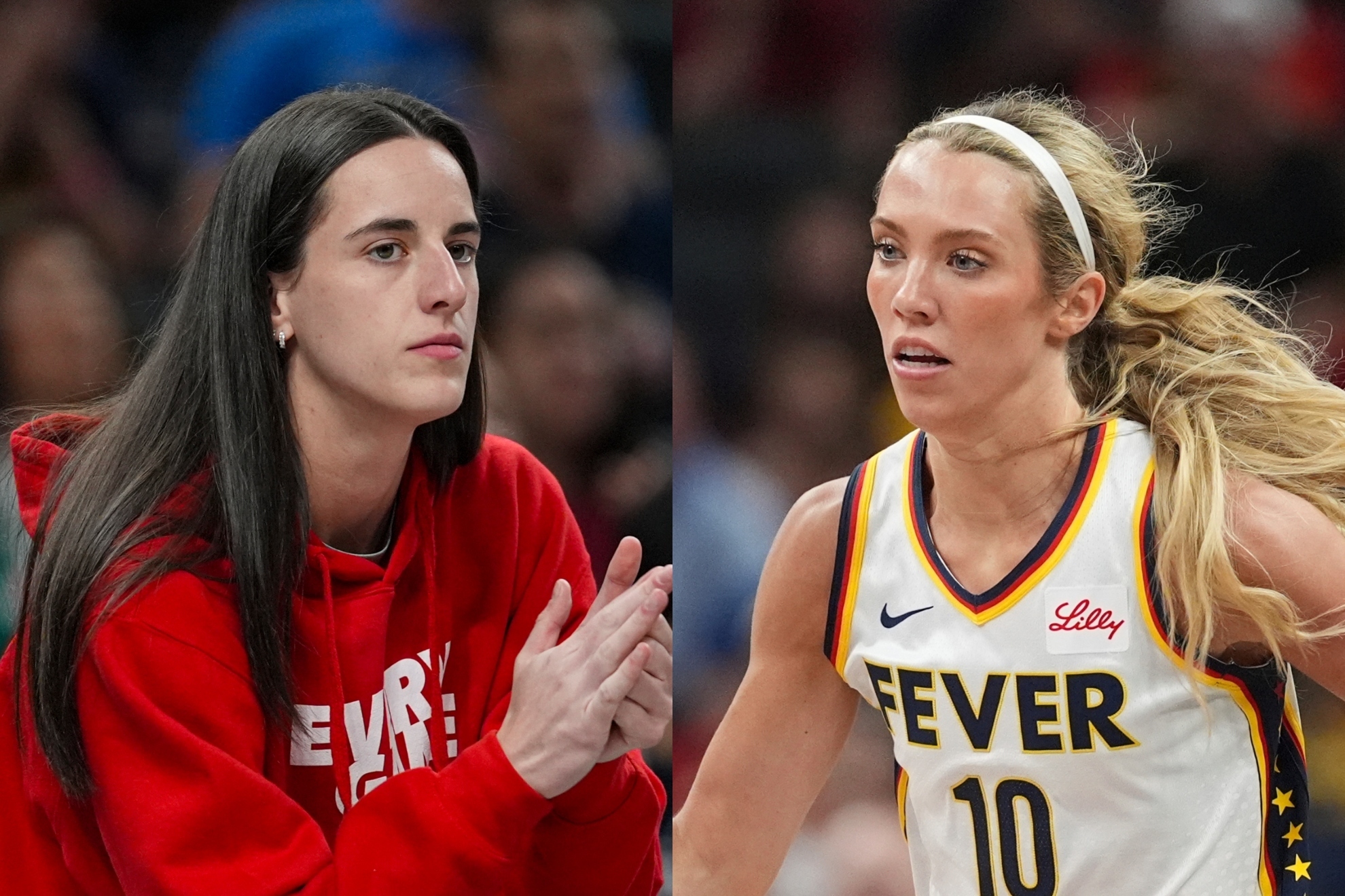 Caitlin Clark and Lexie Hull's viral Coldplay Kiss Cam moment sparks fan reactions | MARCA