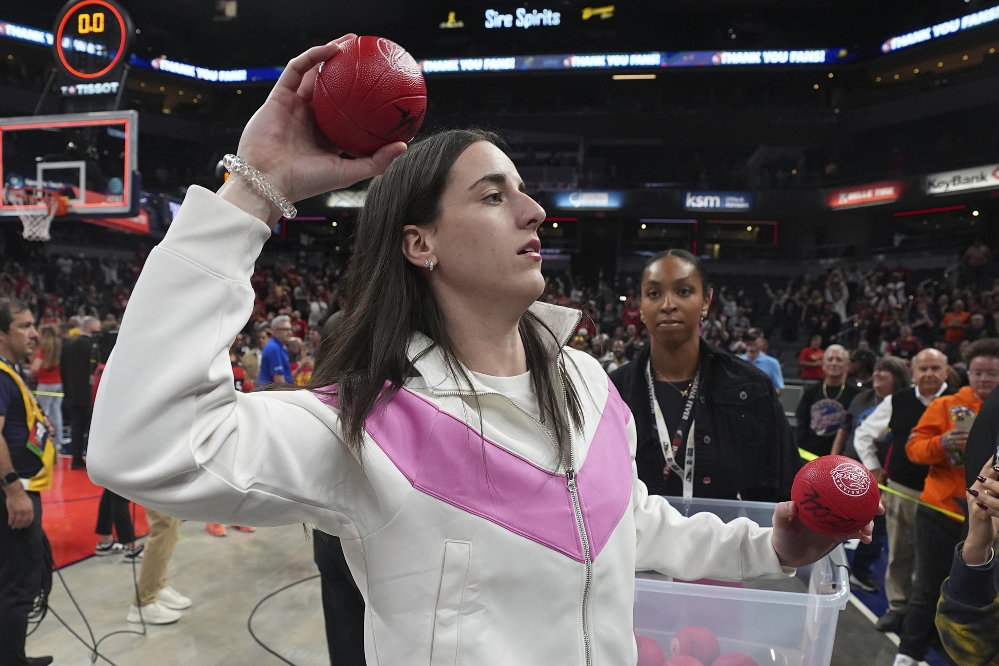 Indiana Fever's Caitlin Clark is the star attraction of the WNBA. (AP Photo/Darron Cummings)