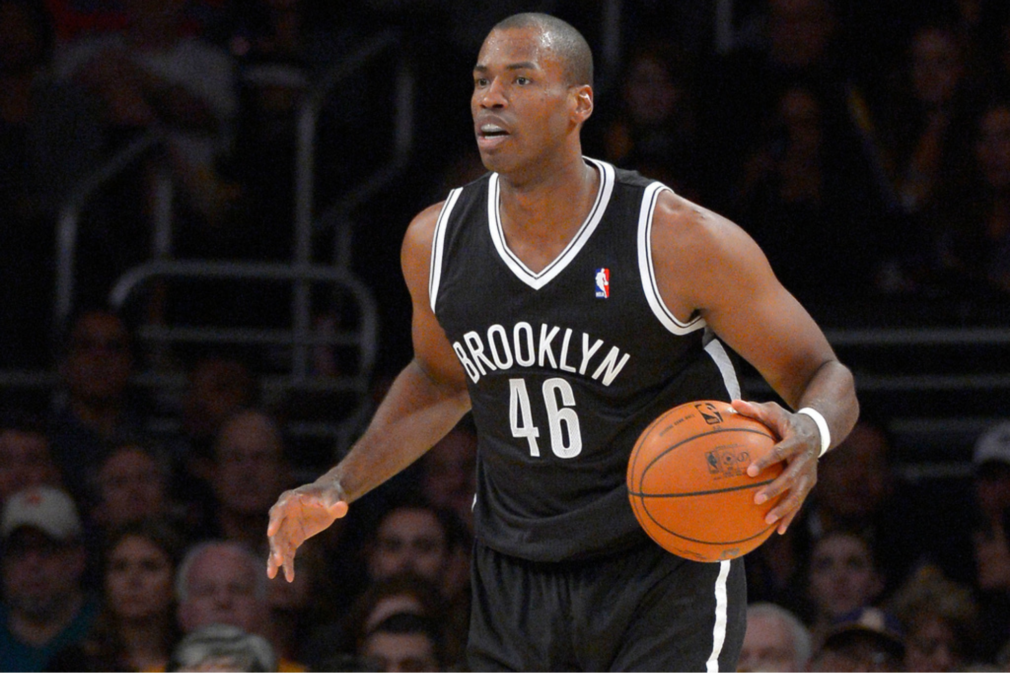 Former Brooklyn Nets center Jason Collins