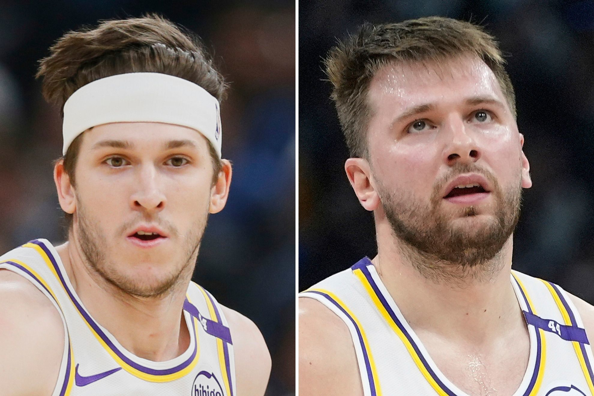 Los Angeles Lakers duo Austin Reaves and Luka Doncic are fitness doubts