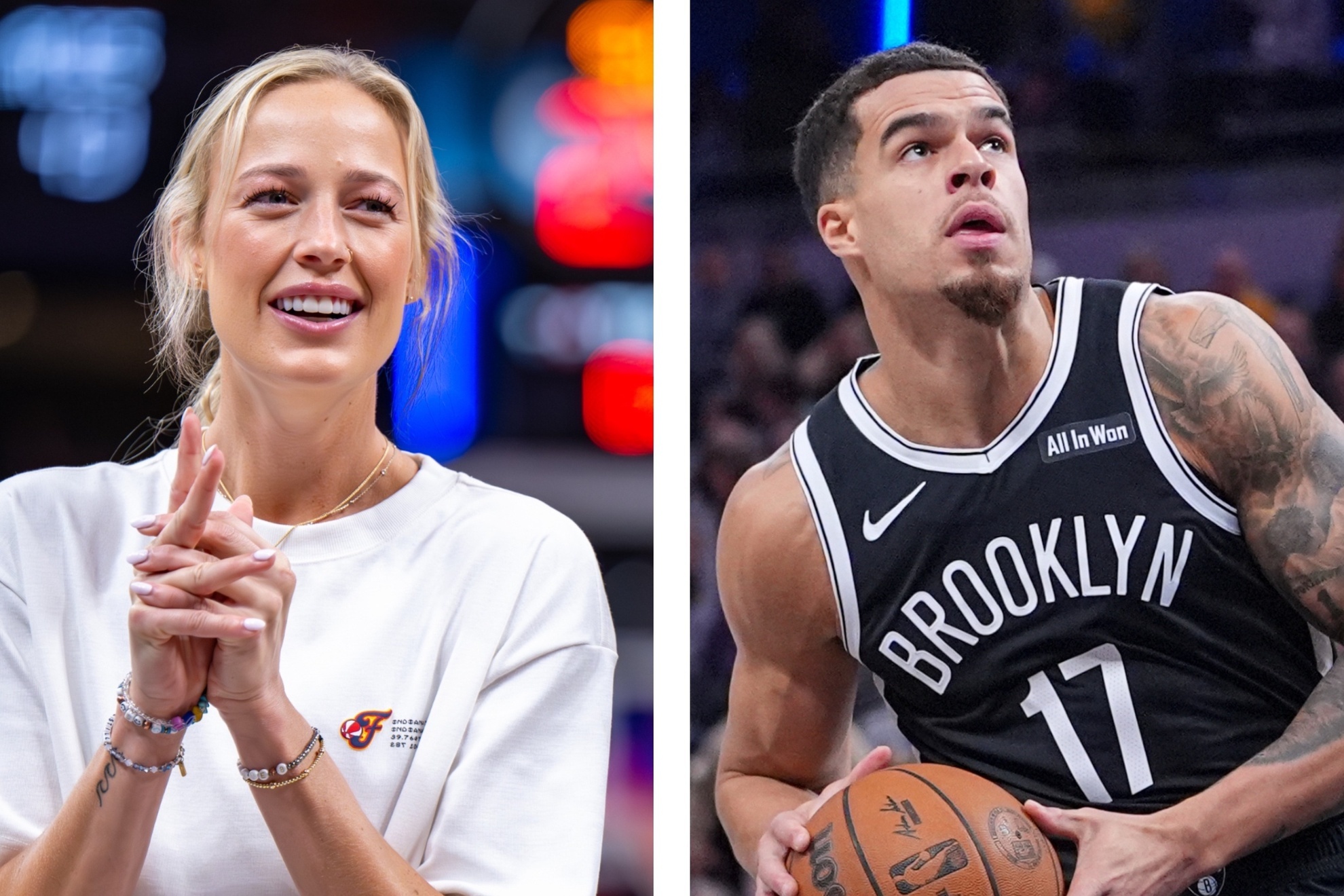 Sophie Cunningham and Michael Porter Jr.