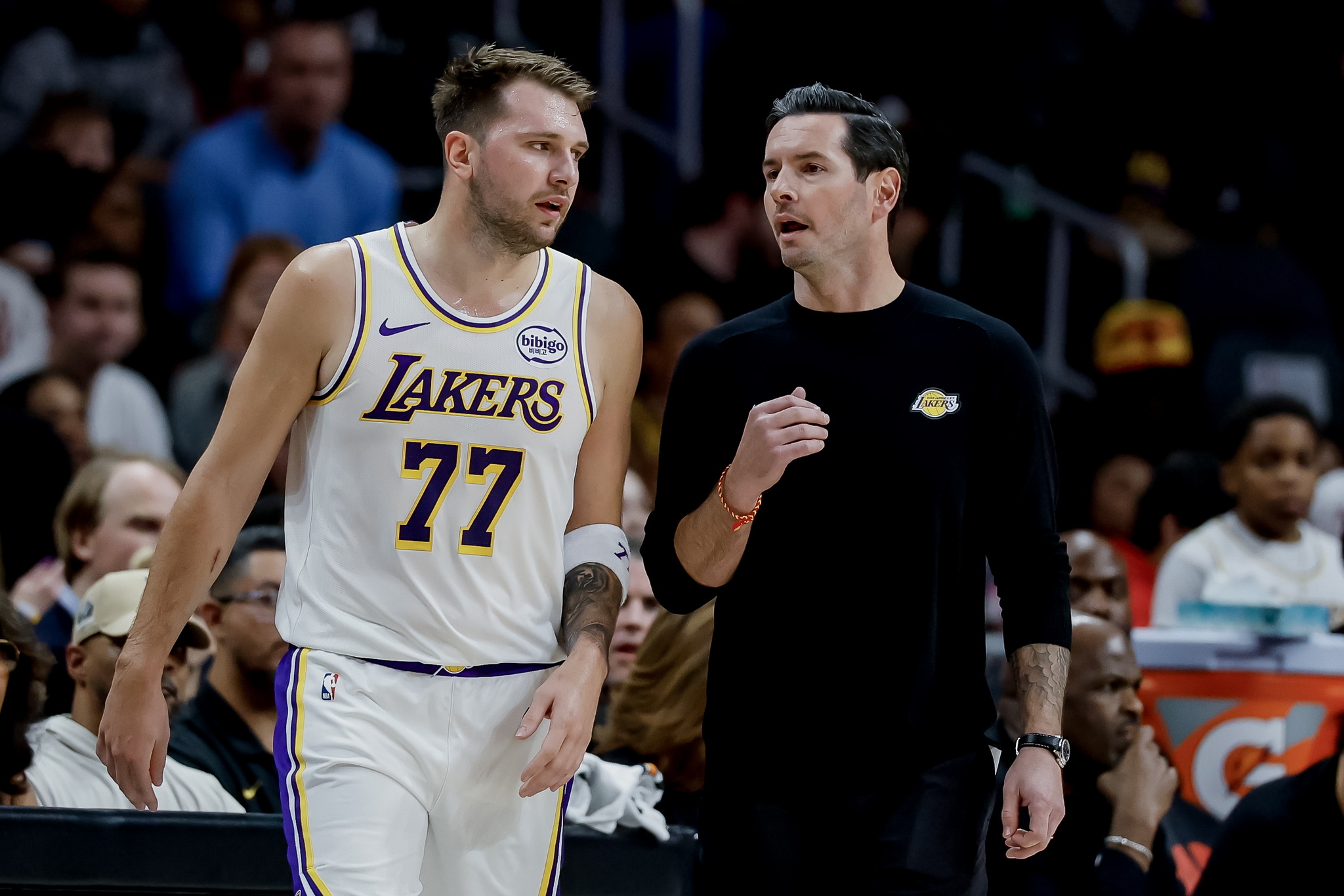 Los Angeles Lakers guard Luka Doncic became the quickest player to reach 1,000 points in their history