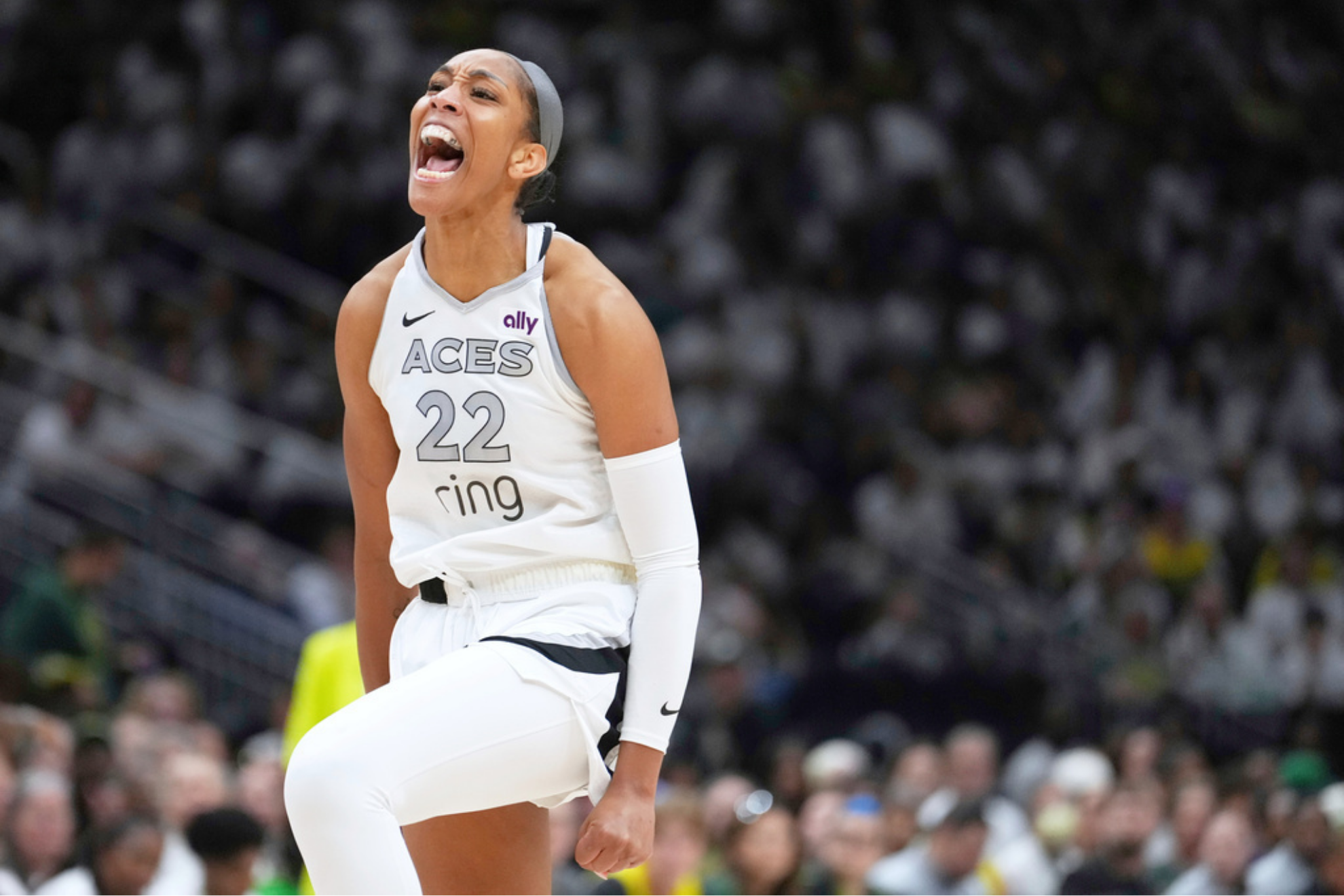 Las Vegas Aces center A'ja Wilson