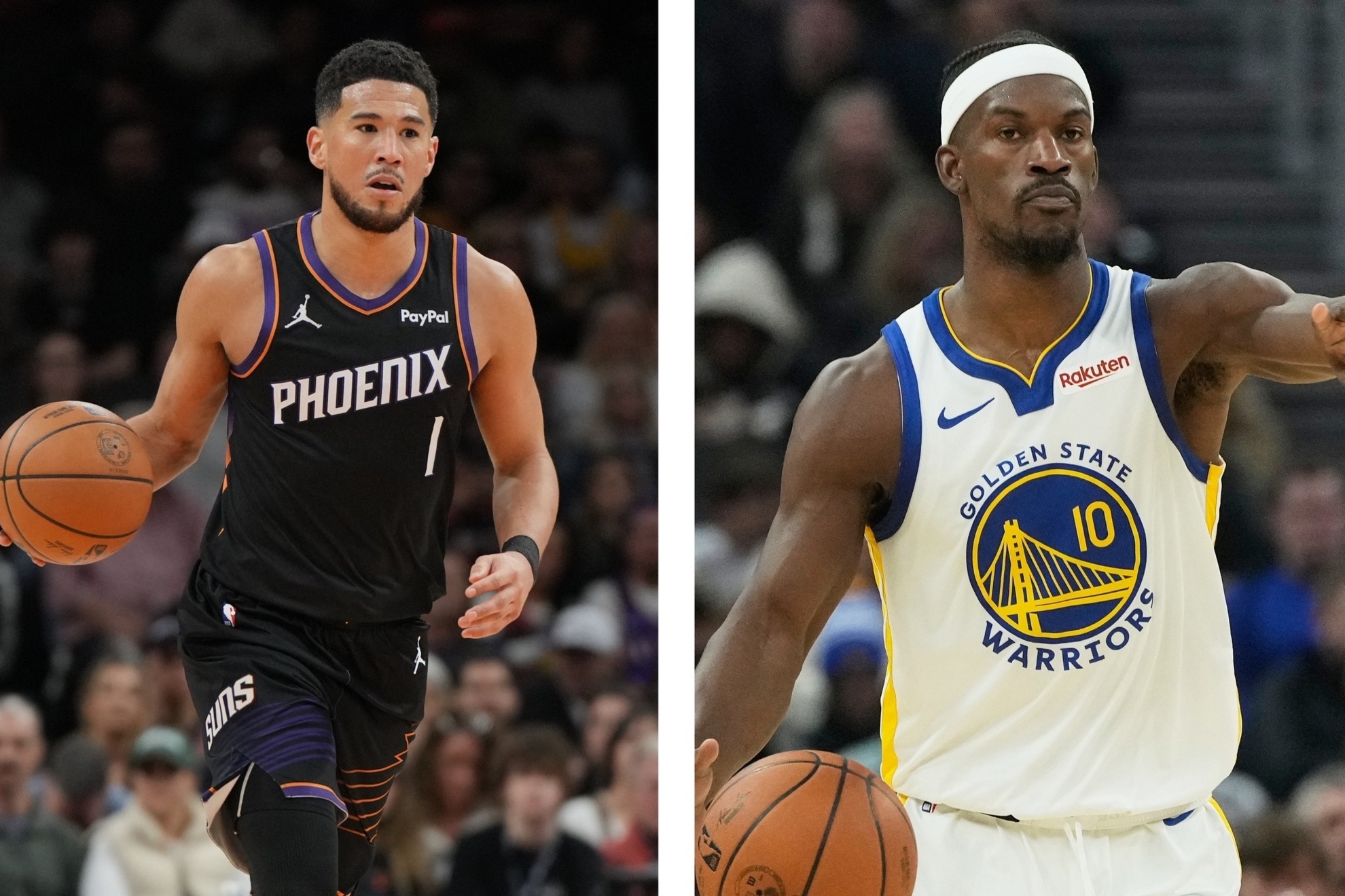 Devin Booker and Jimmy Butler