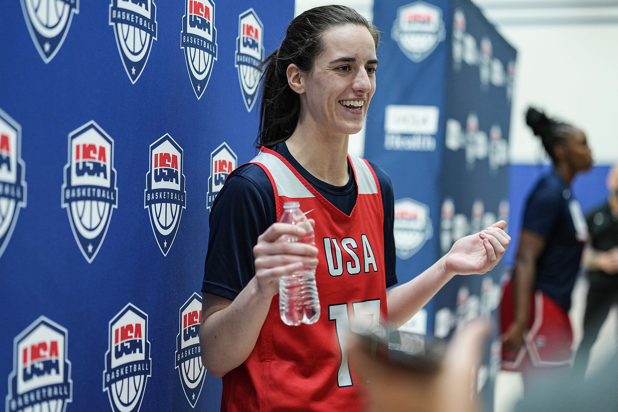 Clark with Team USA: