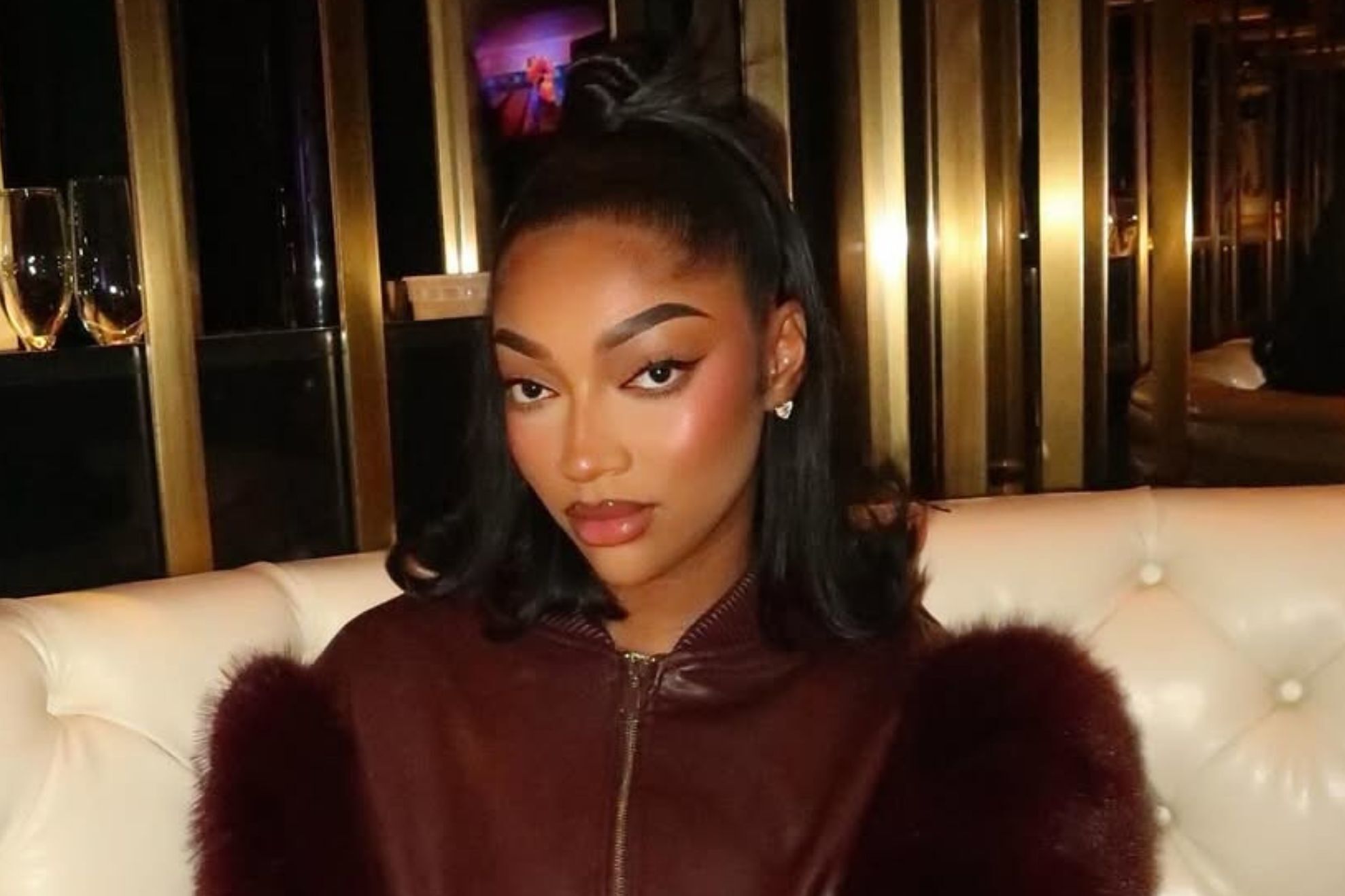 Angel Reese casually showed off an ultra luxury gift from her boyfriend during an OOTD TikTok