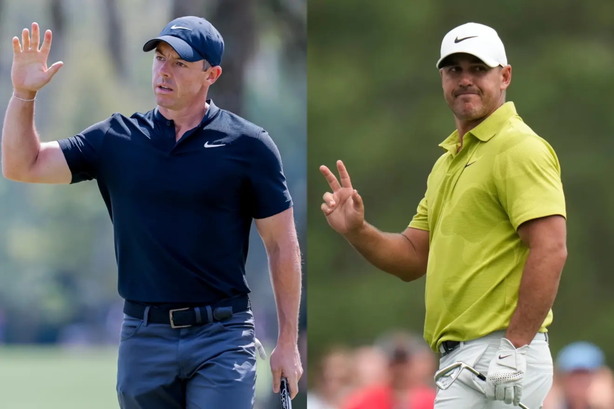 Rory McIlroy and Brooks Koepka