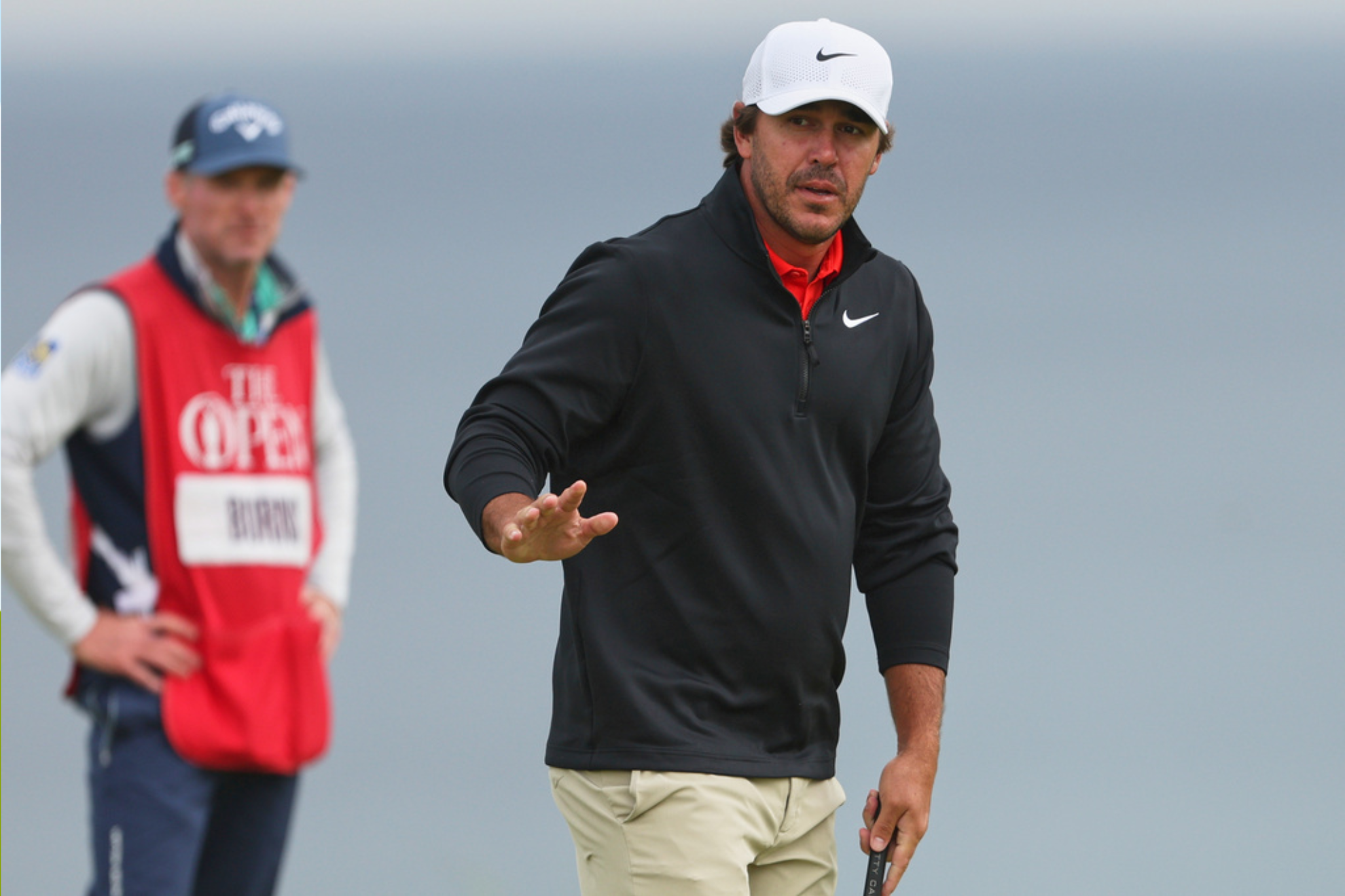 Brooks Koepka of the United States acknowledges the crowd