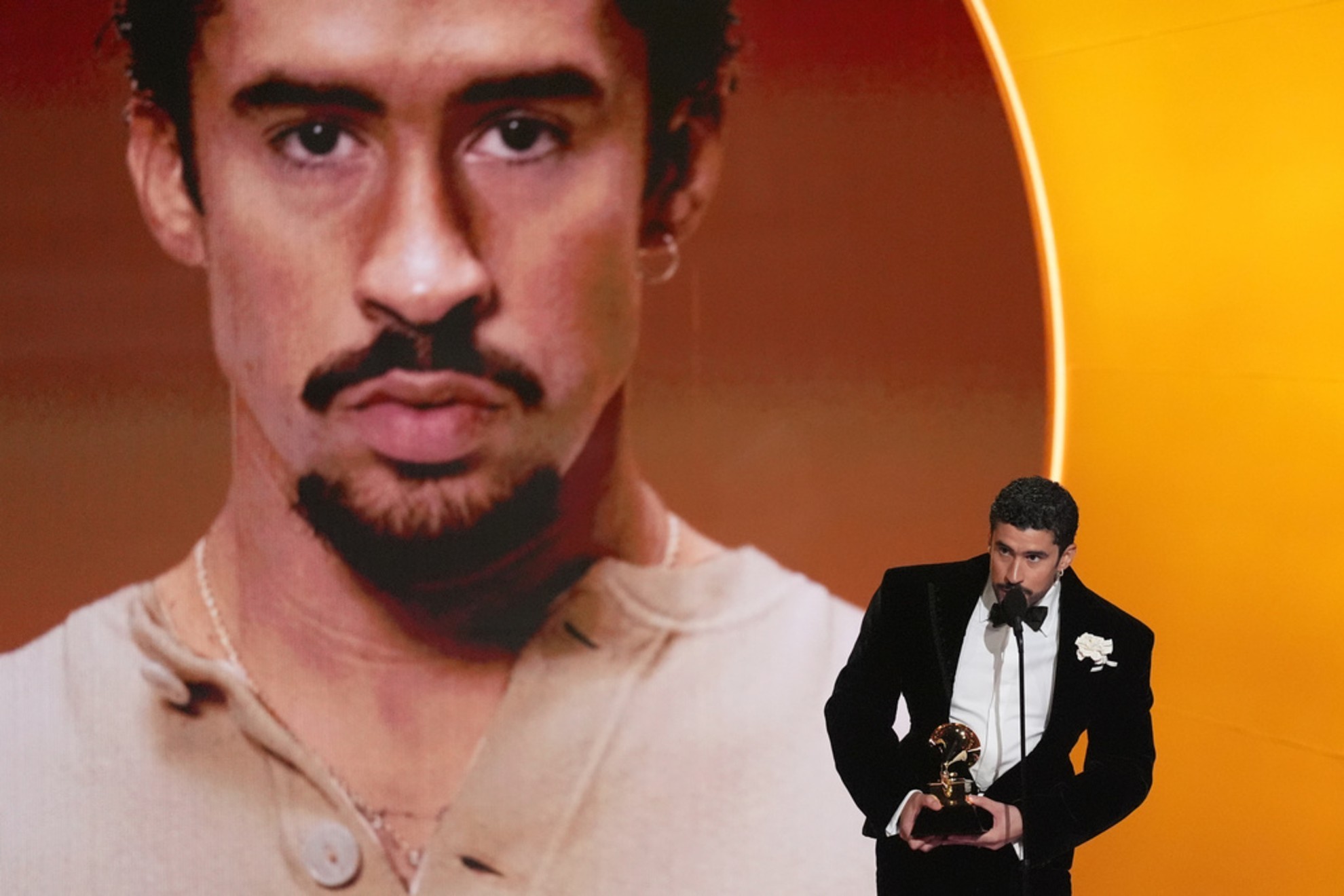 Immigration, politics, and music collide in Bad Bunny's viral Grammys moment.