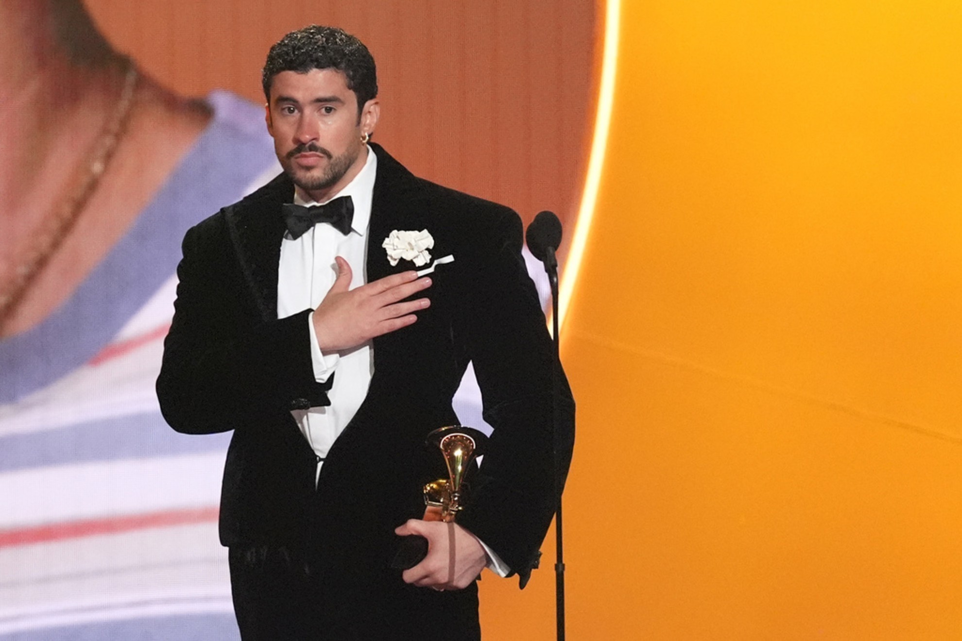 Bad Bunny blends music and activism after historic Album of the Year win at the Grammys.