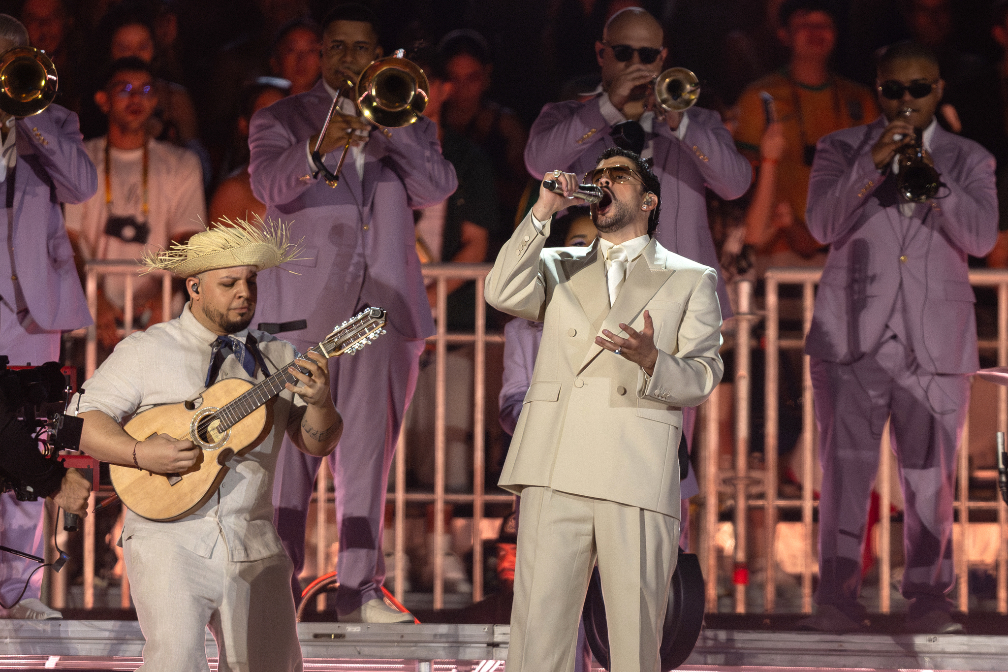 Bad Bunny on stage