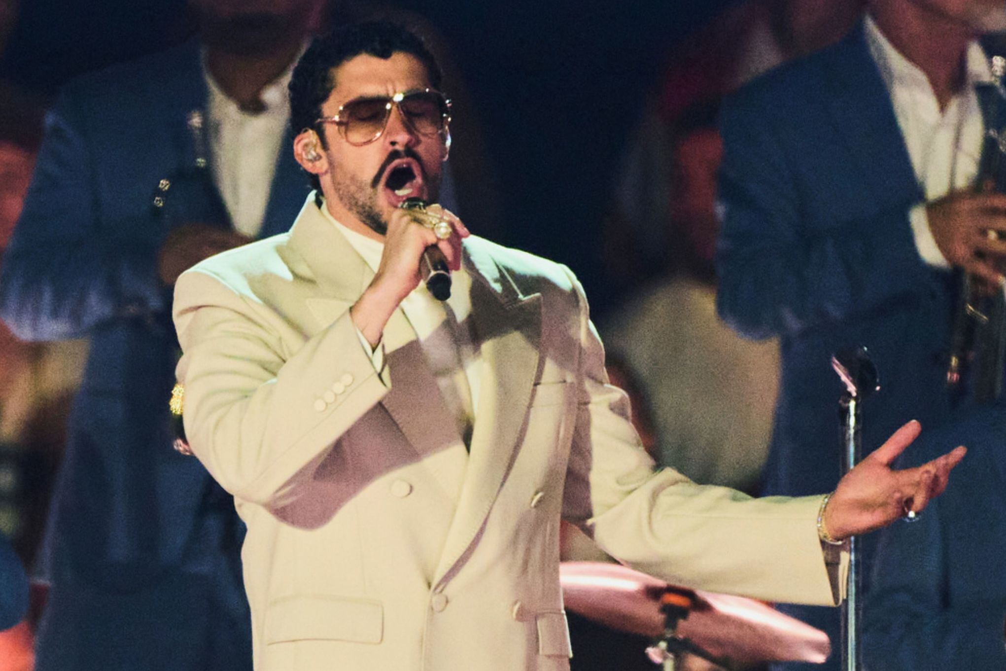 Bad Bunny makes a grand entrance in Sydney