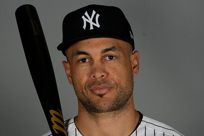 Giancarlo Stanton's official New York Yankees picture for the 2026 MLB season.
