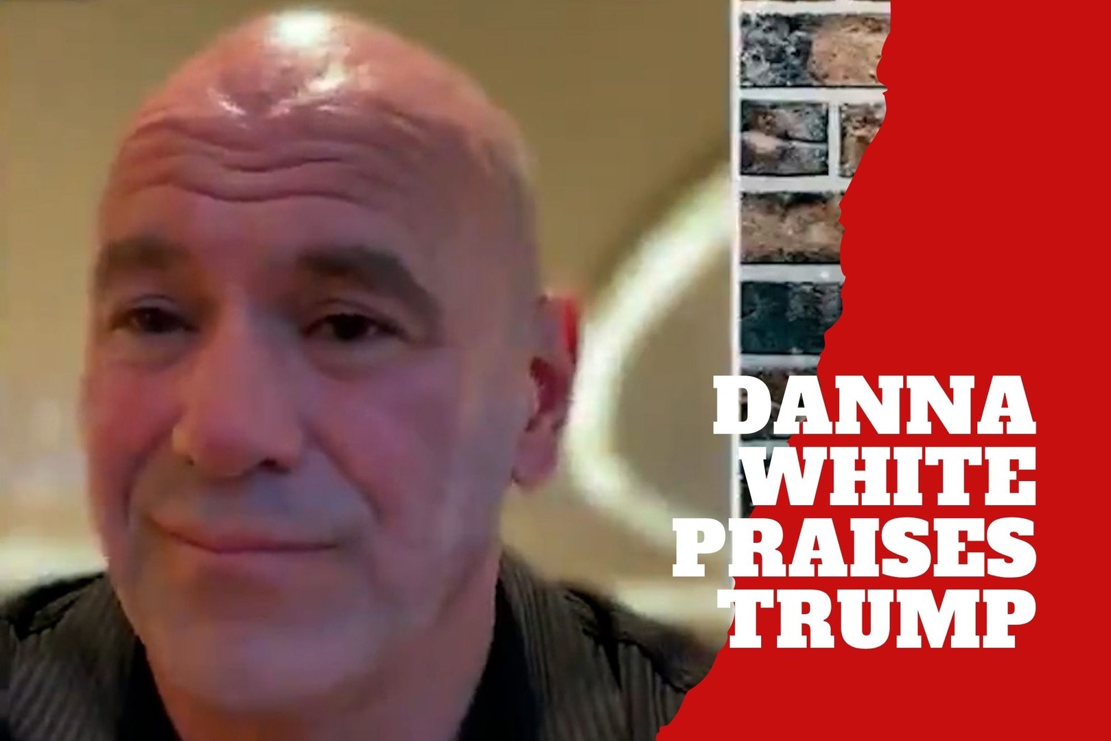 Dana White praises Donald Trump for five minutes