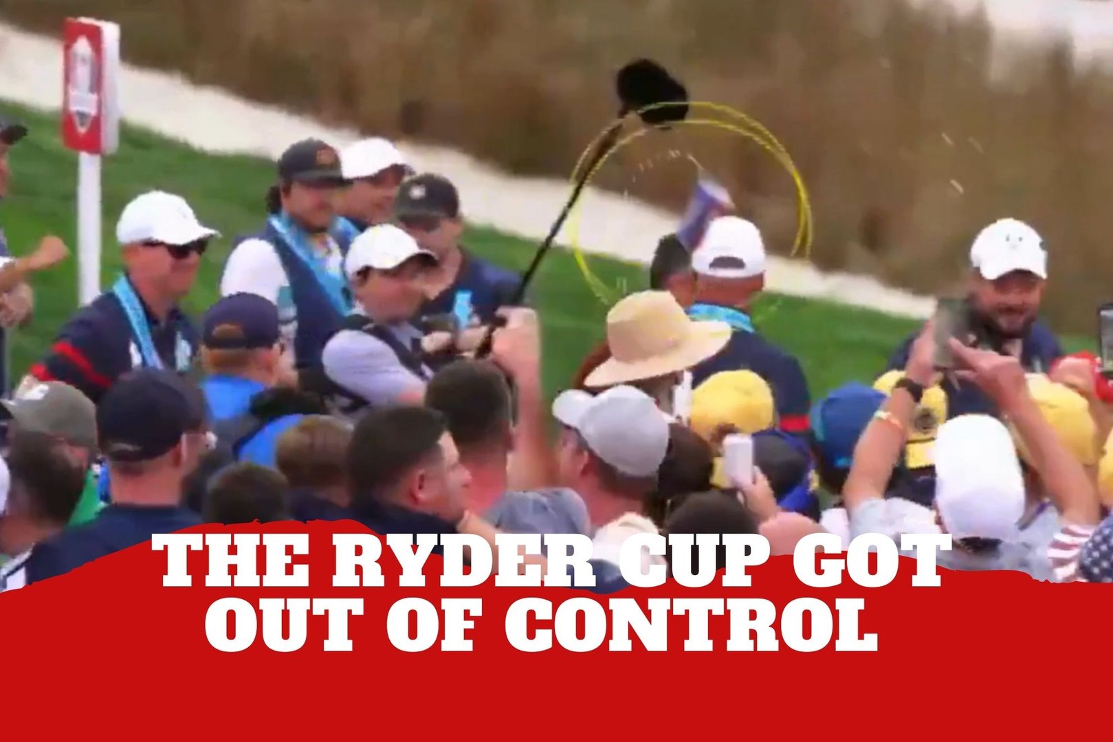 Rory McIlroy and the crowd's gesture that sparked controversy at the Ryder Cup