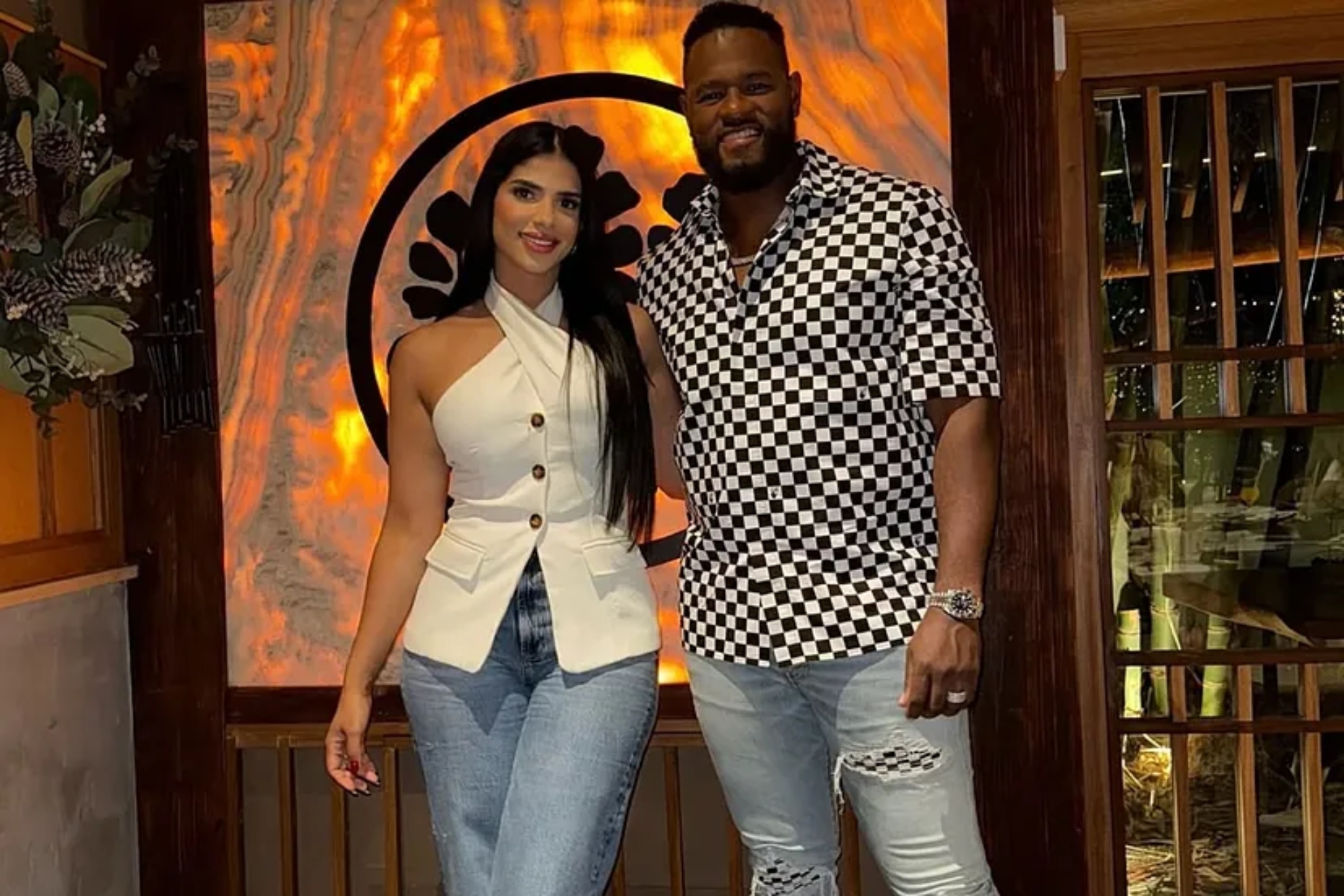 Rosmaly and her husband Luis Severino.