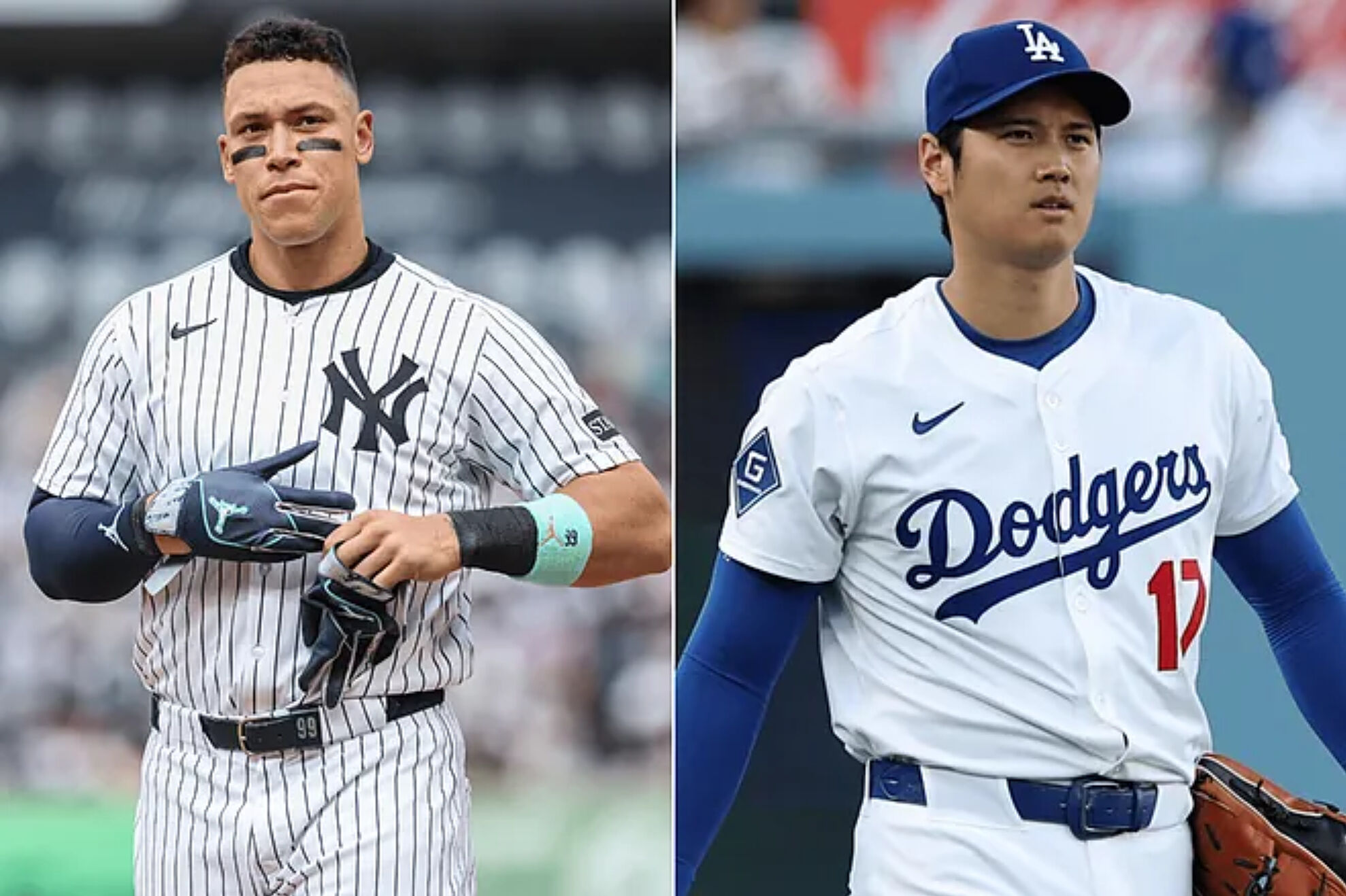 Aaron Judge and Shohei Ohtani