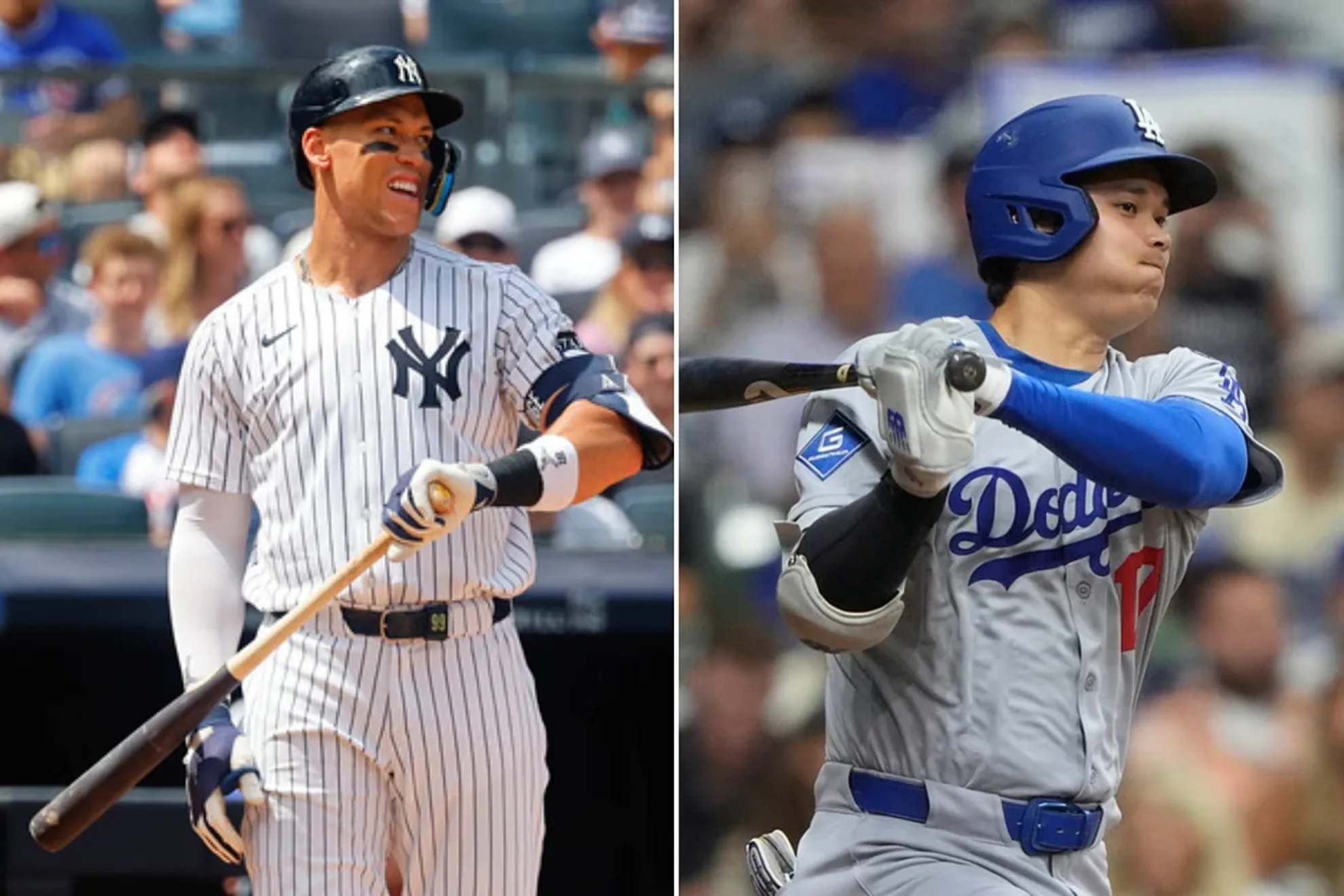 Aaron Judge and Shohei Ohtani