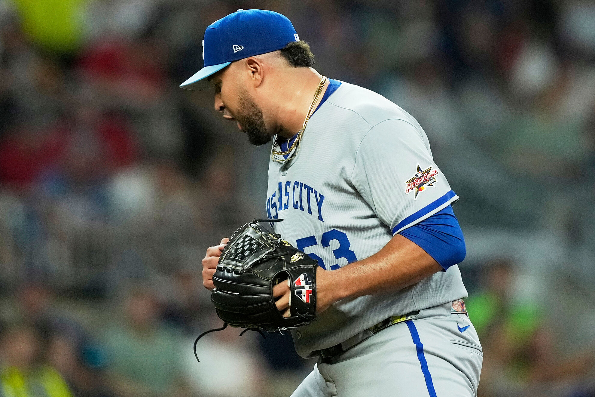 Kansas City Royals pitcher Carlos Estévez (AP Photo/Brynn Anderson)