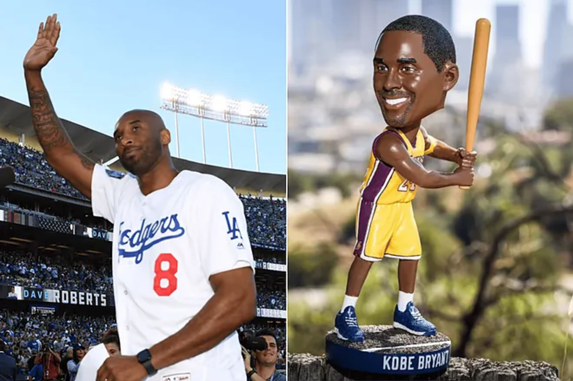 The Dodgers pay special tribute to Kobe Bryant | MARCA