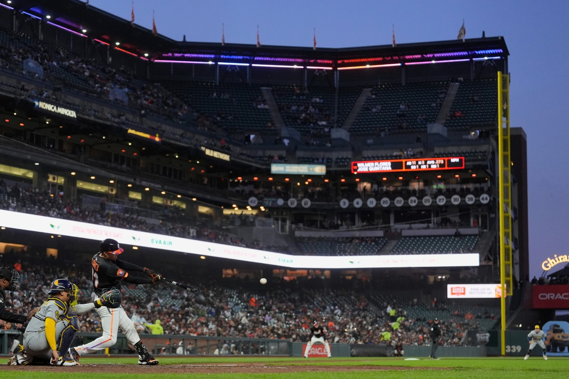 The fans at Oracle Park showed the Phillies Karen how things are really done.