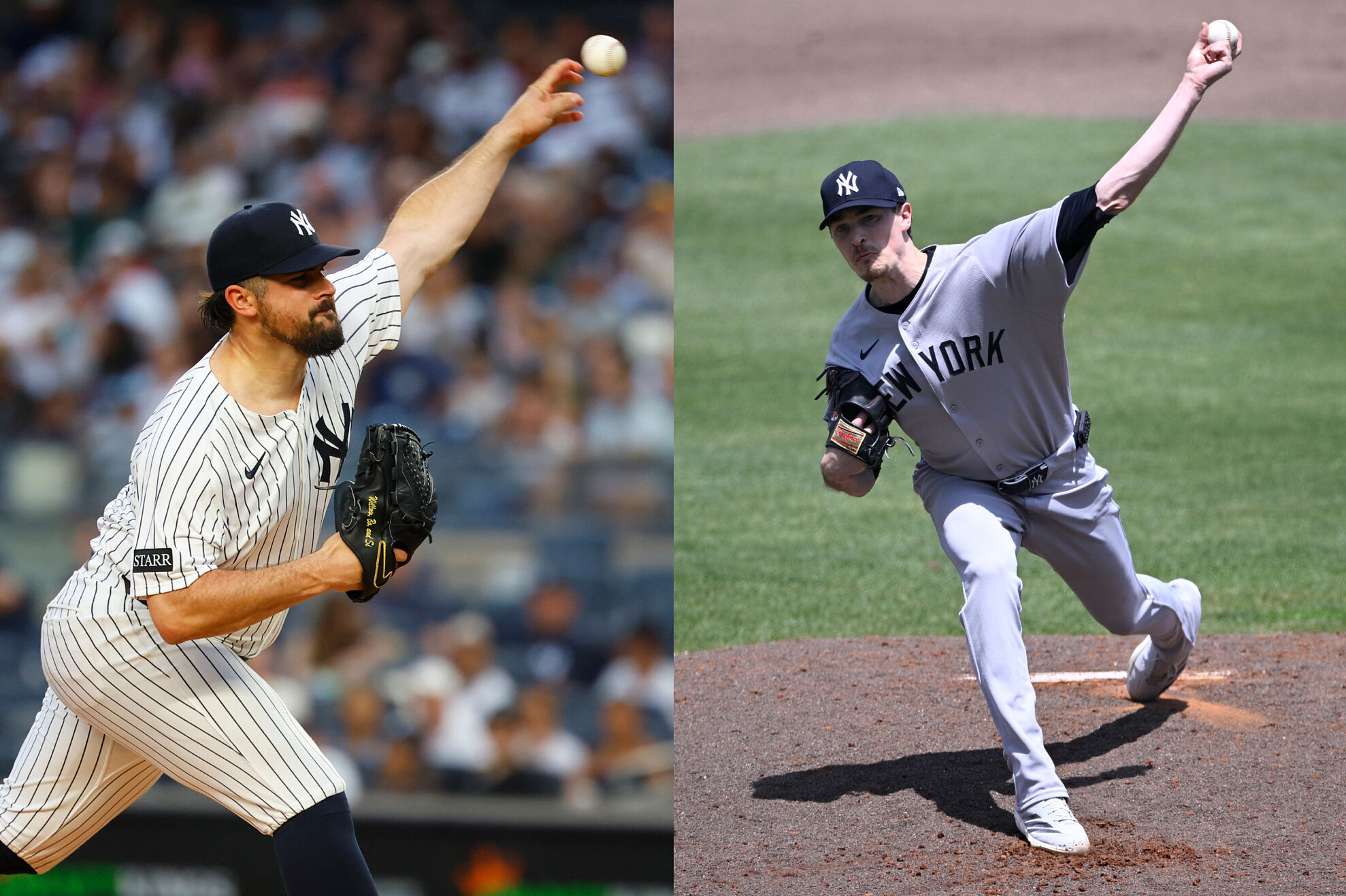 The two pitchers with the most wins in the American League in 2025 are working for the Yankees.