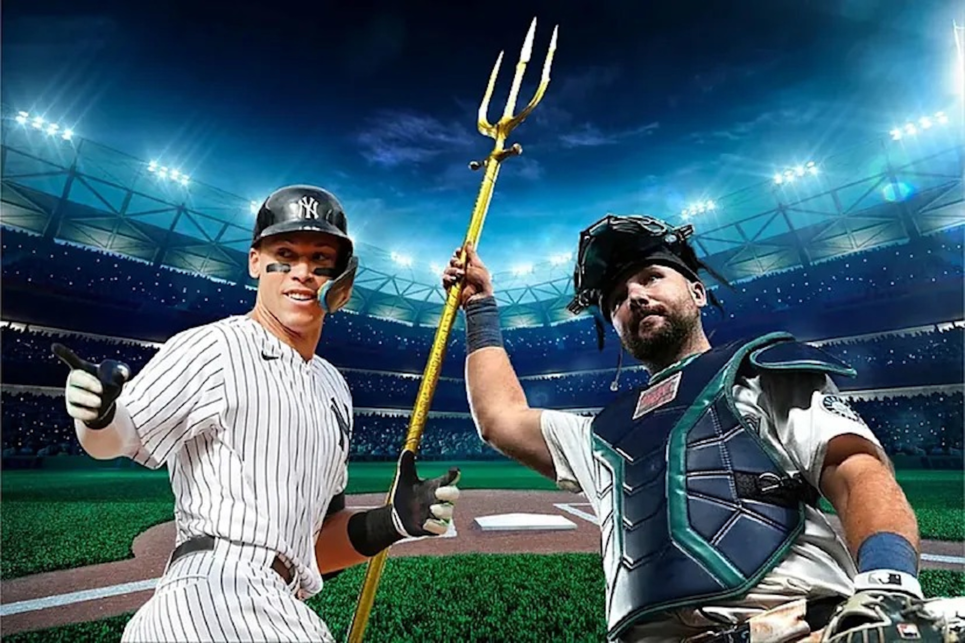 Aaron Judge and Cal Raleigh.