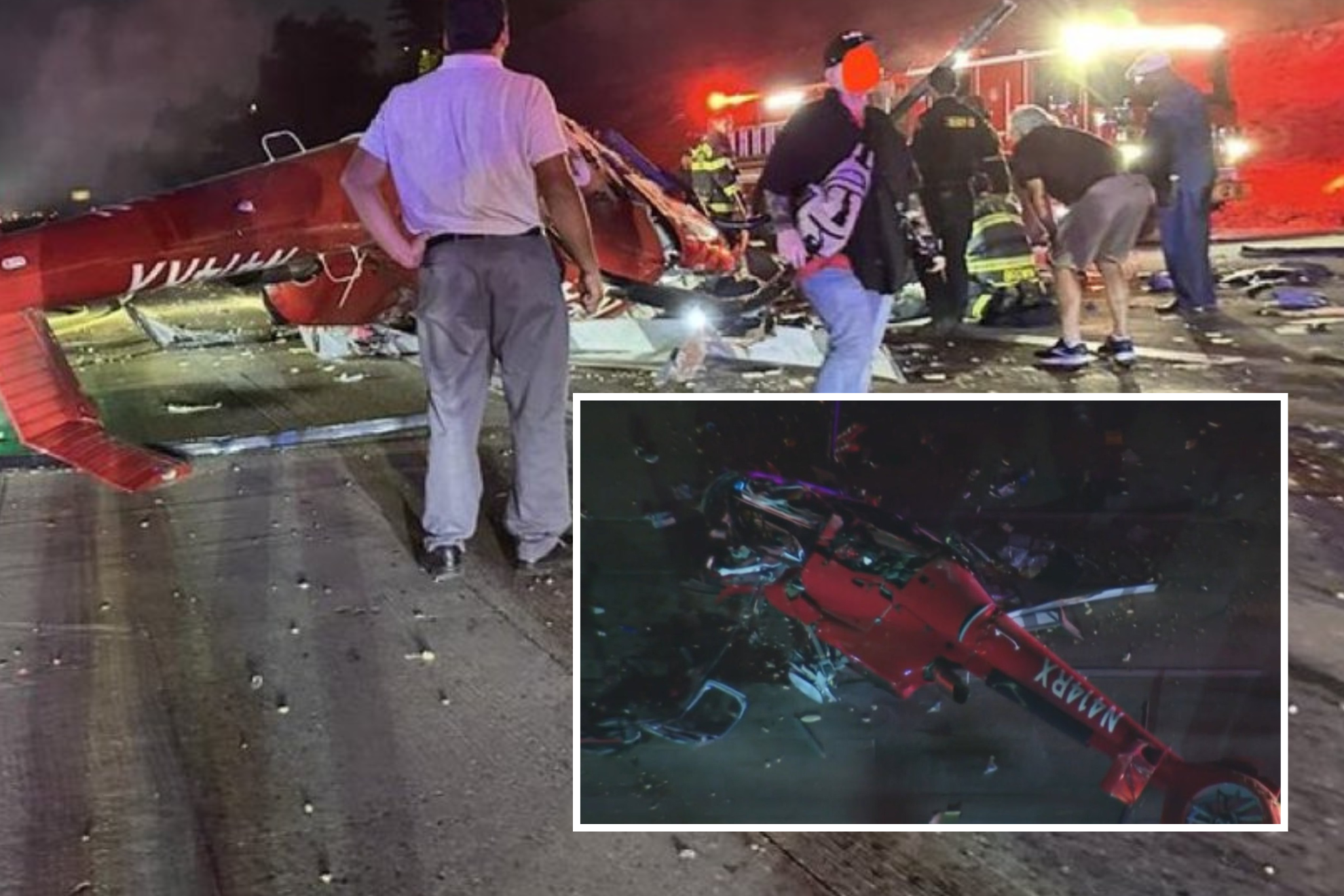 What we know about the helicopter that crashed on a Sacramento highway ...