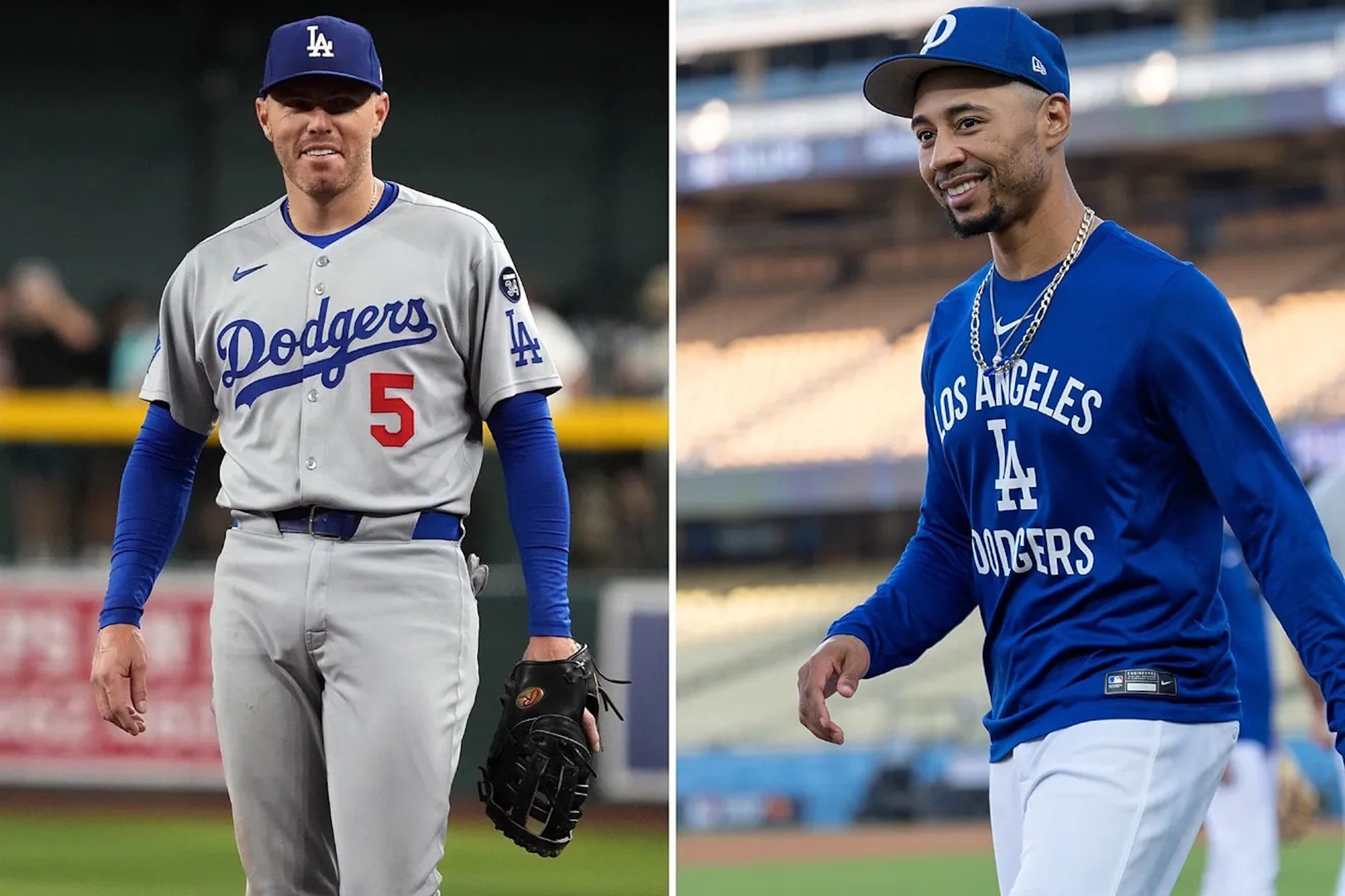 The first baseman and Los Angeles humiliated their rivals as guests in Game 1 and Game 2.