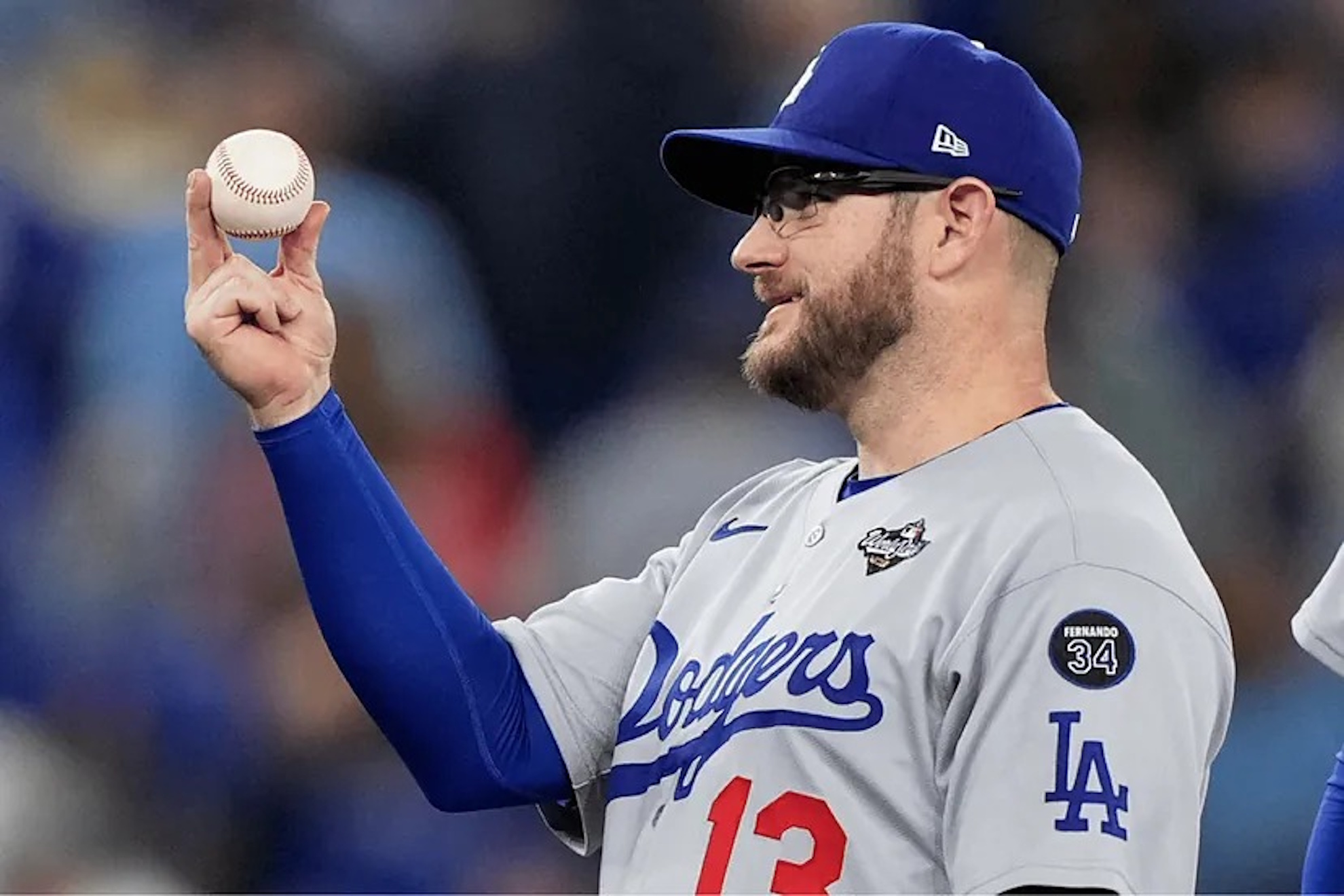 Max Muncy, third baseman for the Los Angeles Dodgers.
