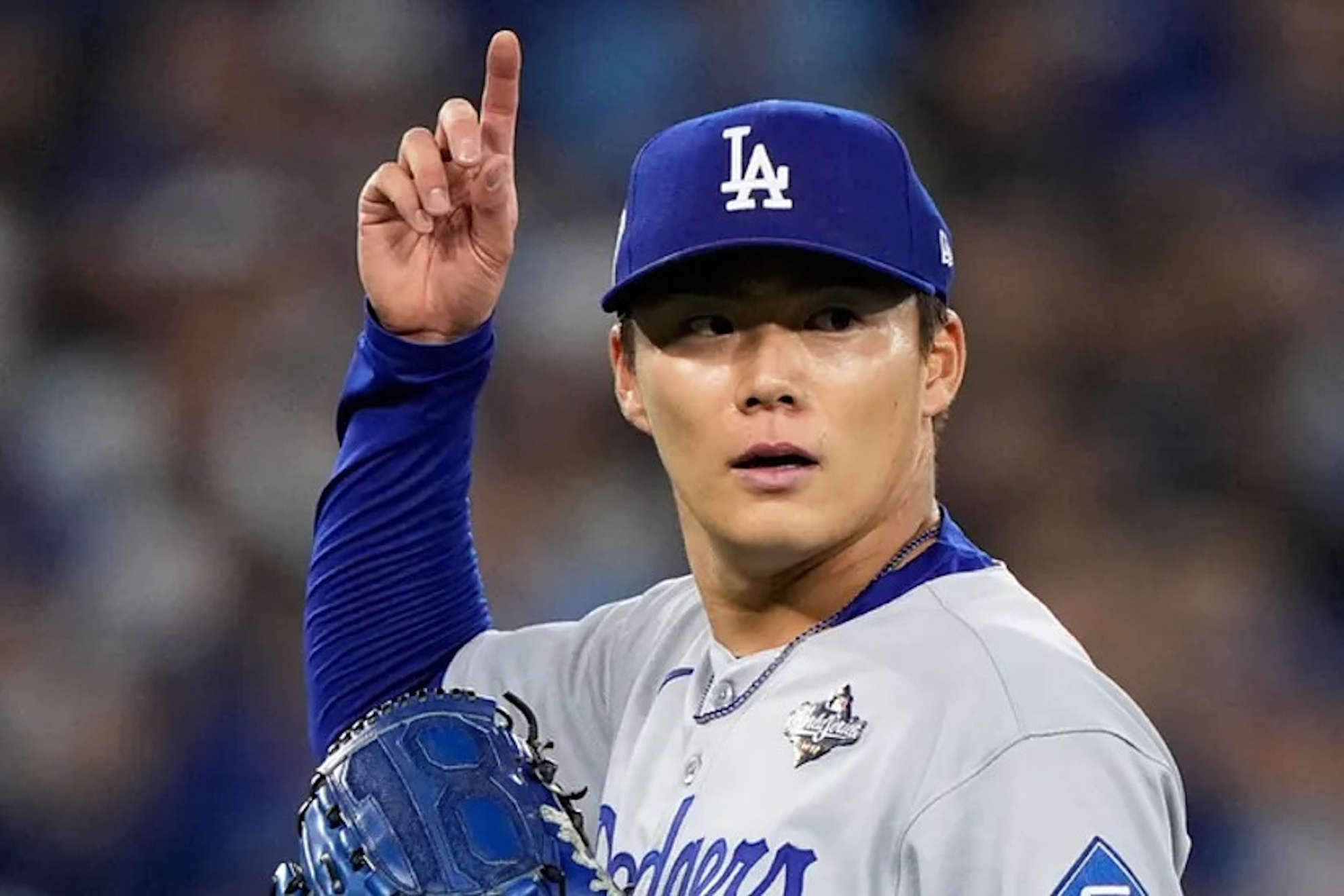 Los Angeles Dodgers pitcher Yoshinobu Yamamoto.