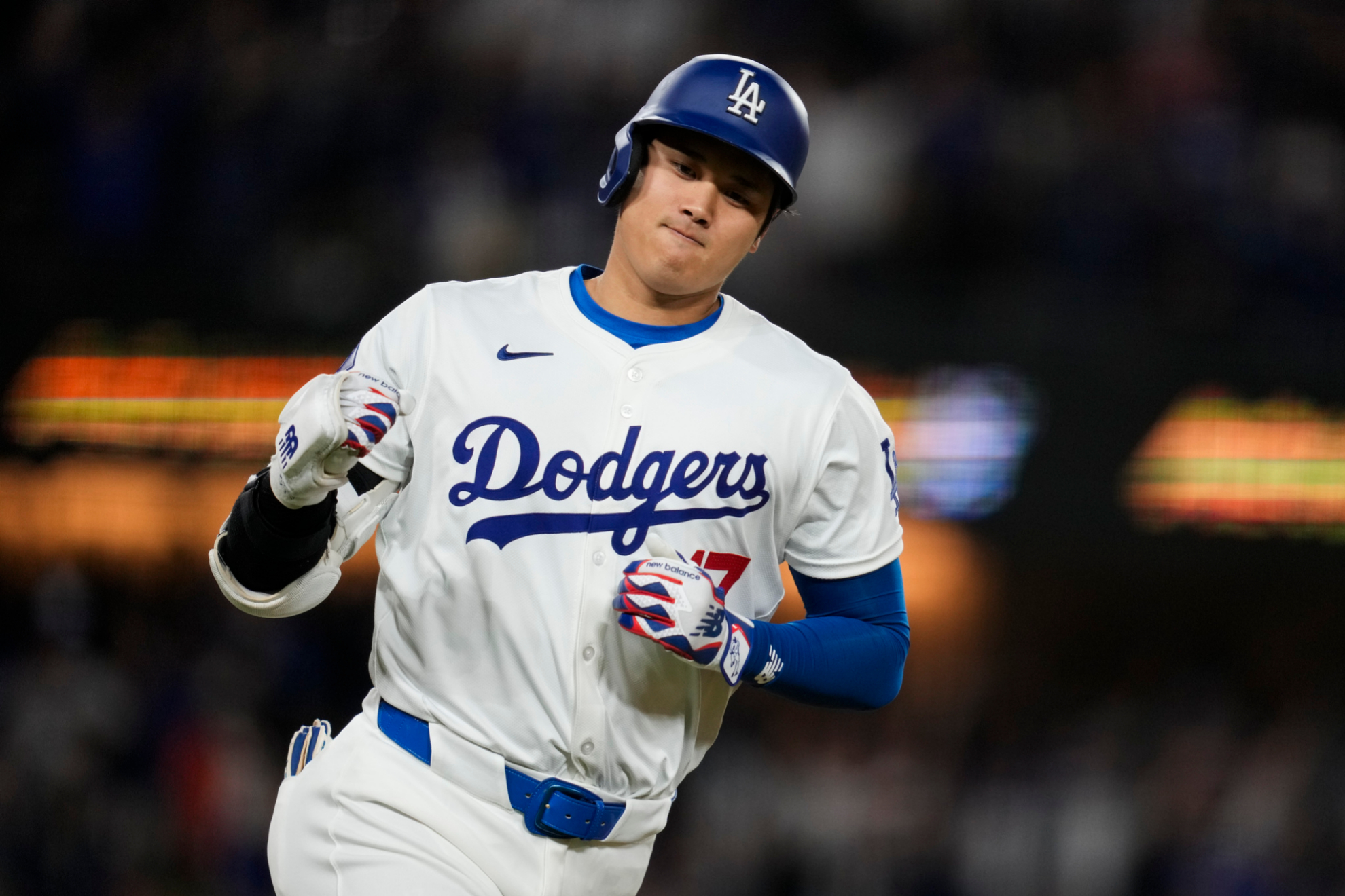Shohei Ohtani of the Los Angeles Dodgers