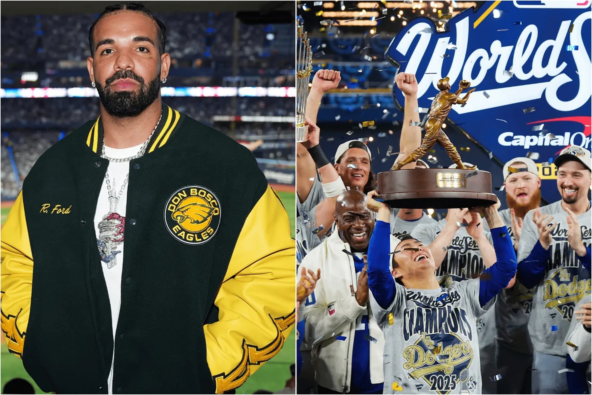 Drake was mocked after watching his team lose the World Series.