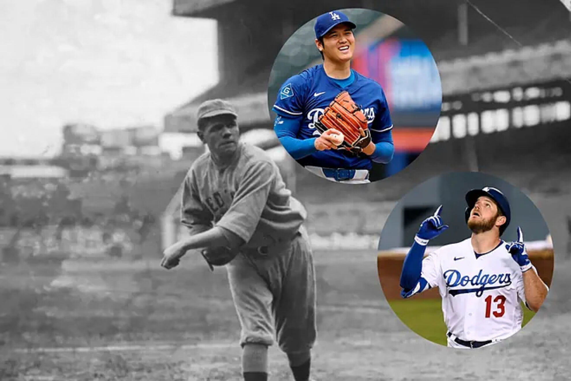 Babe Ruth and the comparison with Ohtani and Muncy/